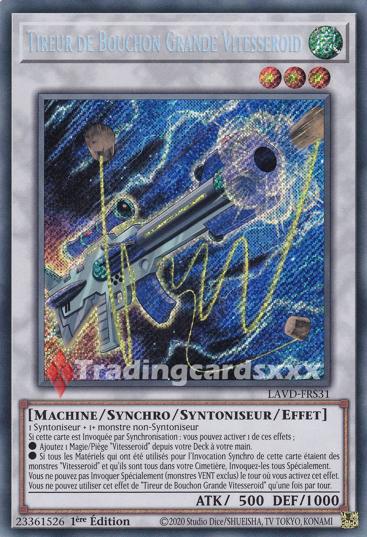 Yu-Gi-Oh! Tireur de Bouchon Grande Vitesseroid : SE LAVD-FRS31