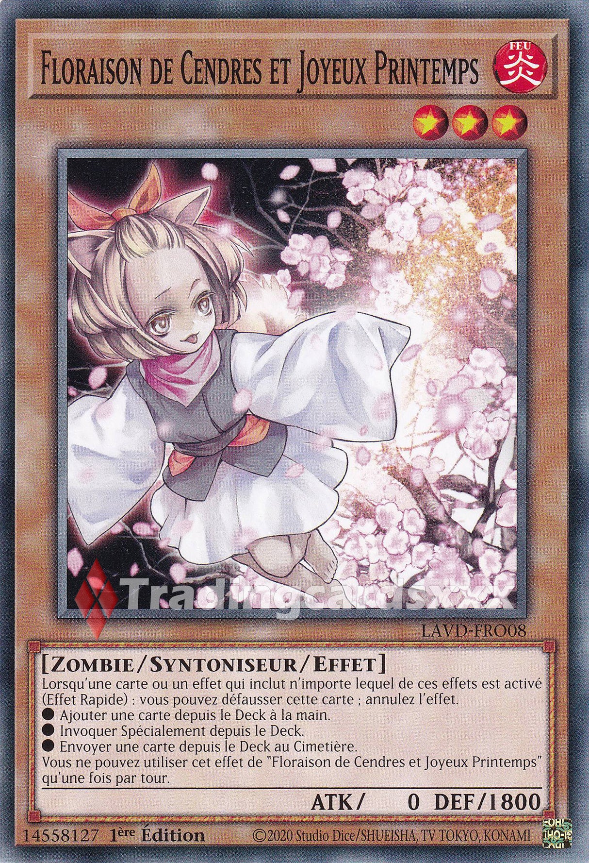Yu-Gi-Oh! Floraison de Cendres et Joyeux Printemps : C LAVD-FRO08