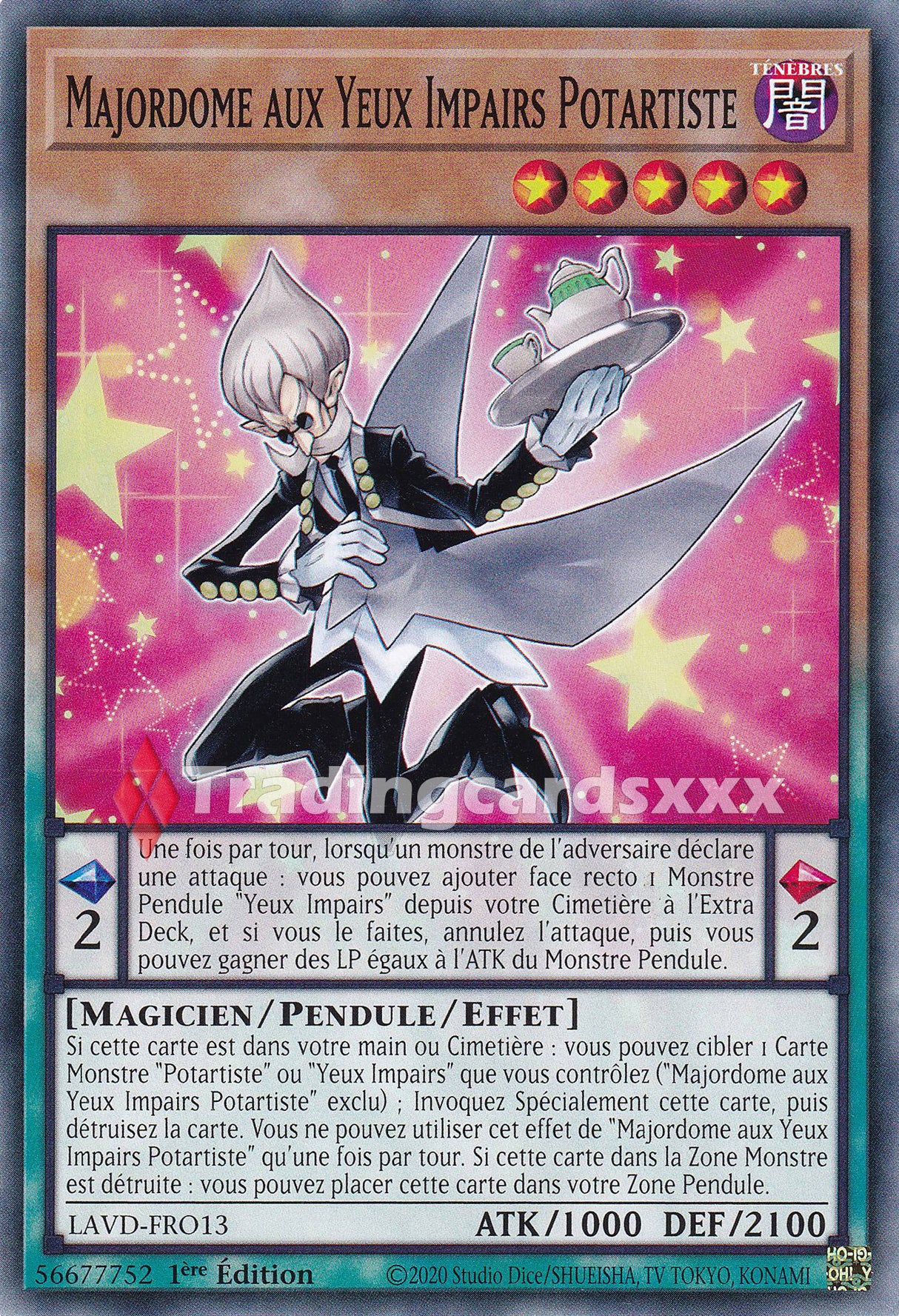 Yu-Gi-Oh! Majordome aux Yeux Impairs Potartiste : C LAVD-FRO13