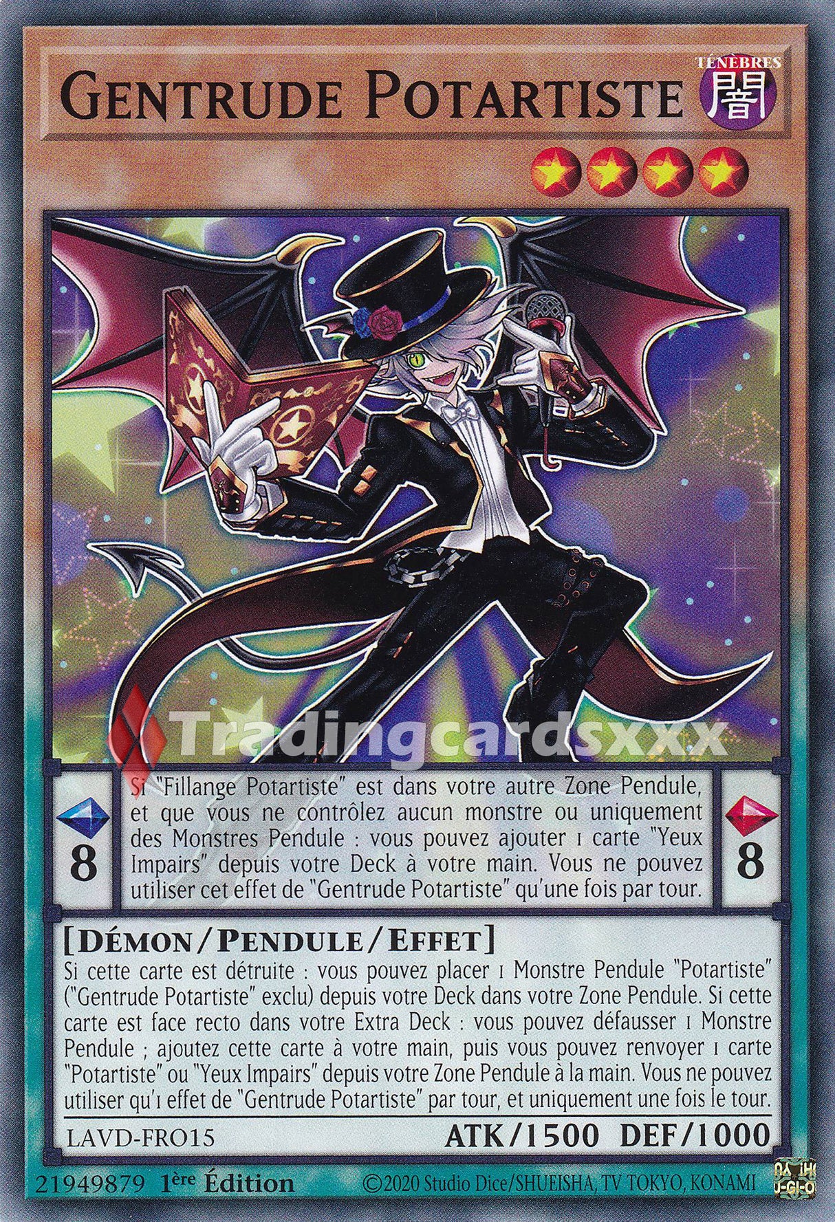 Yu-Gi-Oh! Gentrude Potartiste : C LAVD-FRO15