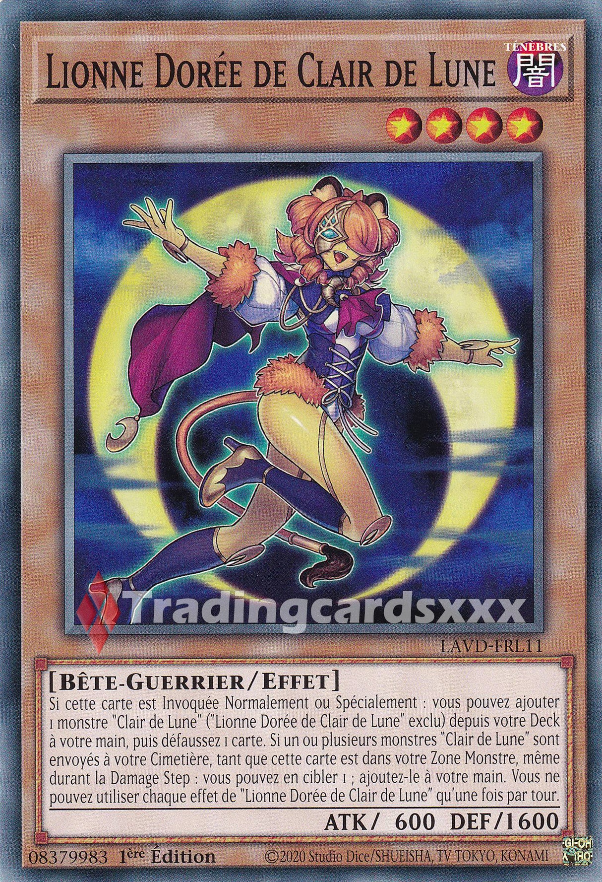 Yu-Gi-Oh! Lionne Dorée de Clair de Lune : C LAVD-FRL11