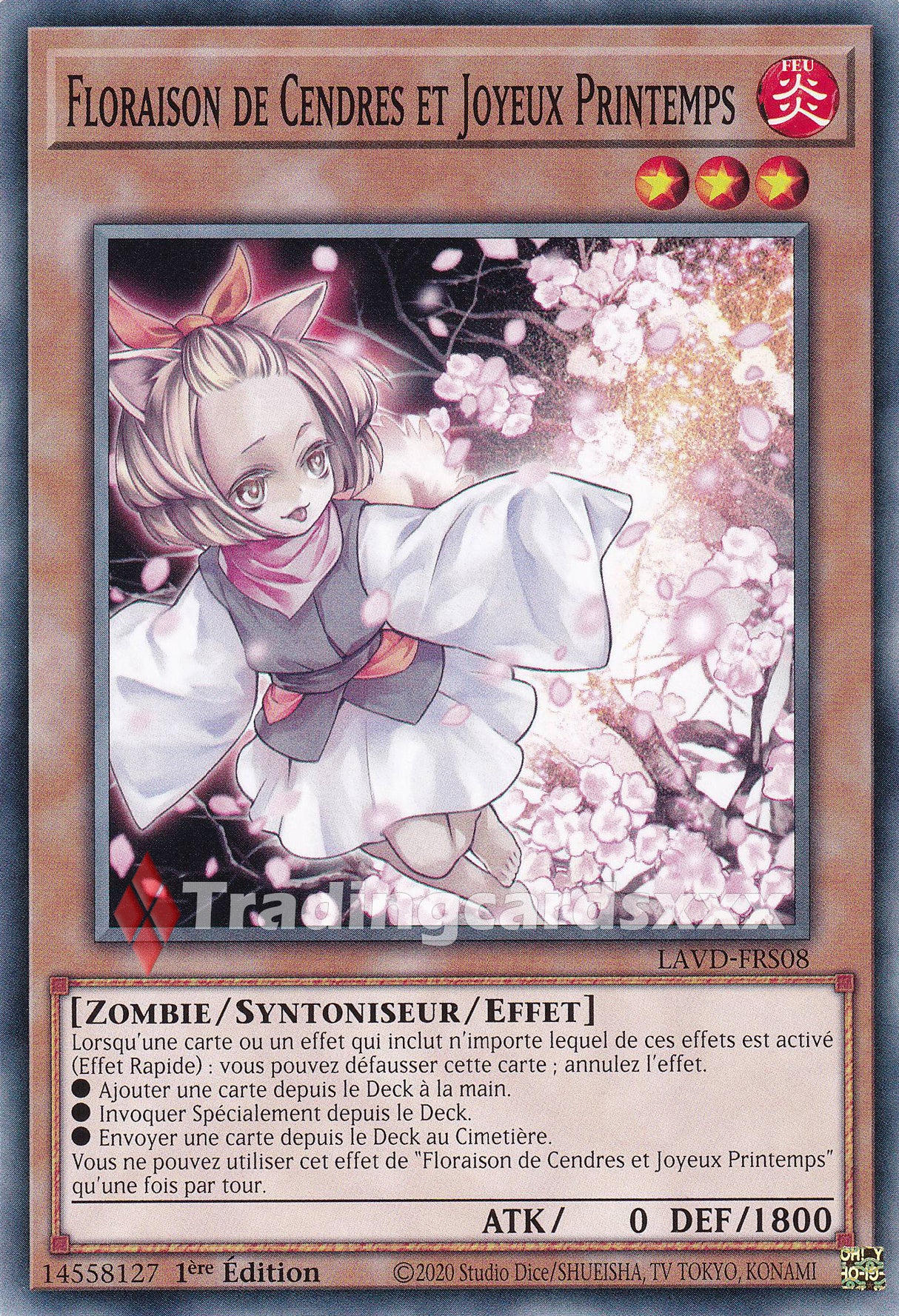 Yu-Gi-Oh! Floraison de Cendres et Joyeux Printemps : C LAVD-FRS08