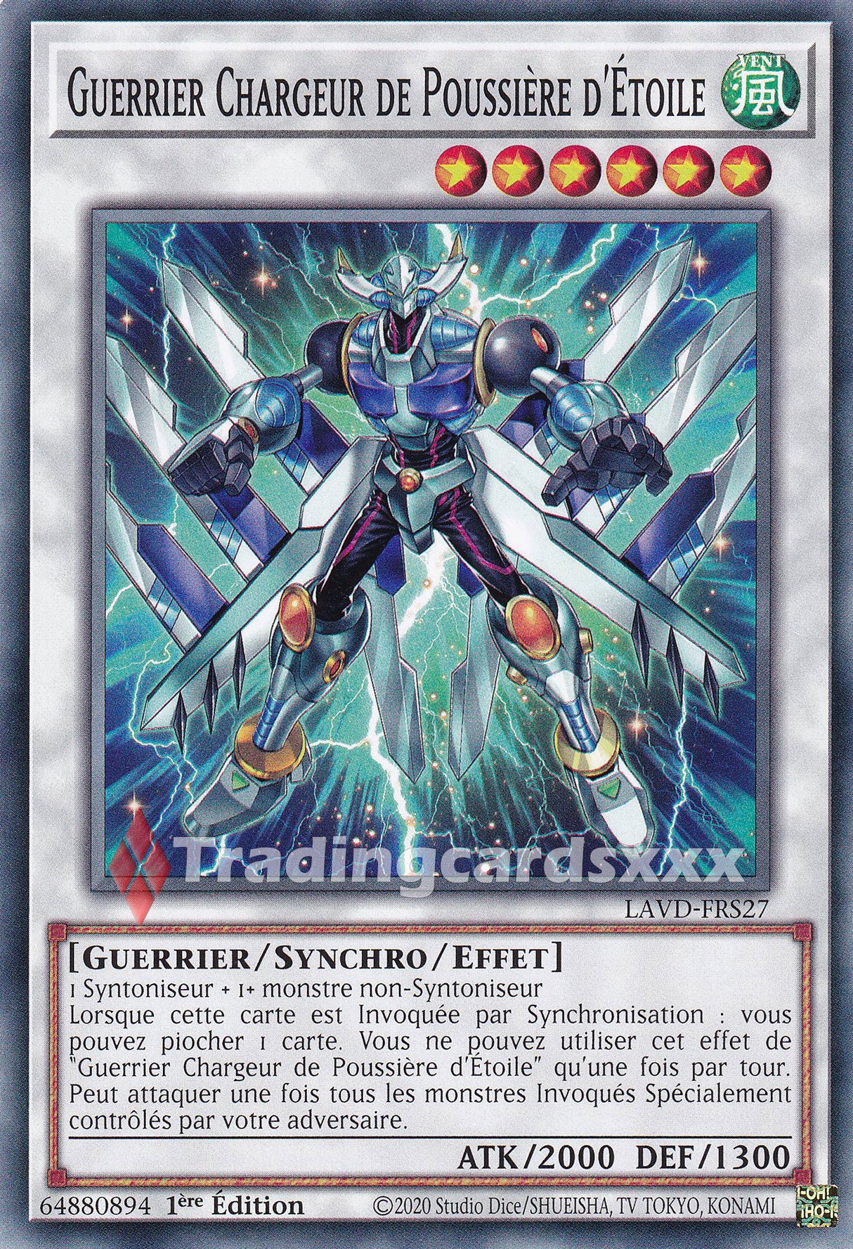 Yu-Gi-Oh! Guerrier Chargeur de Poussière d'Étoile : C LAVD-FRS27