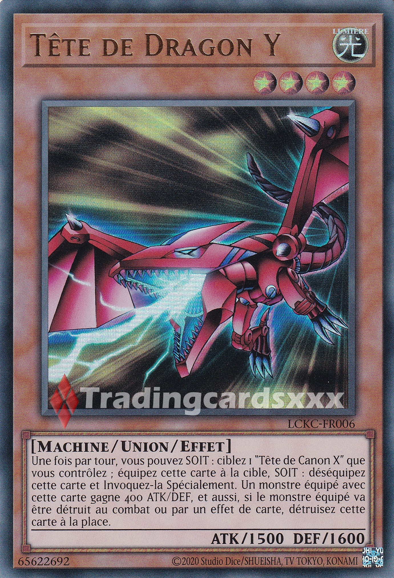 Yu-Gi-Oh! Tête de Dragon Y : UR LCKC-FR006