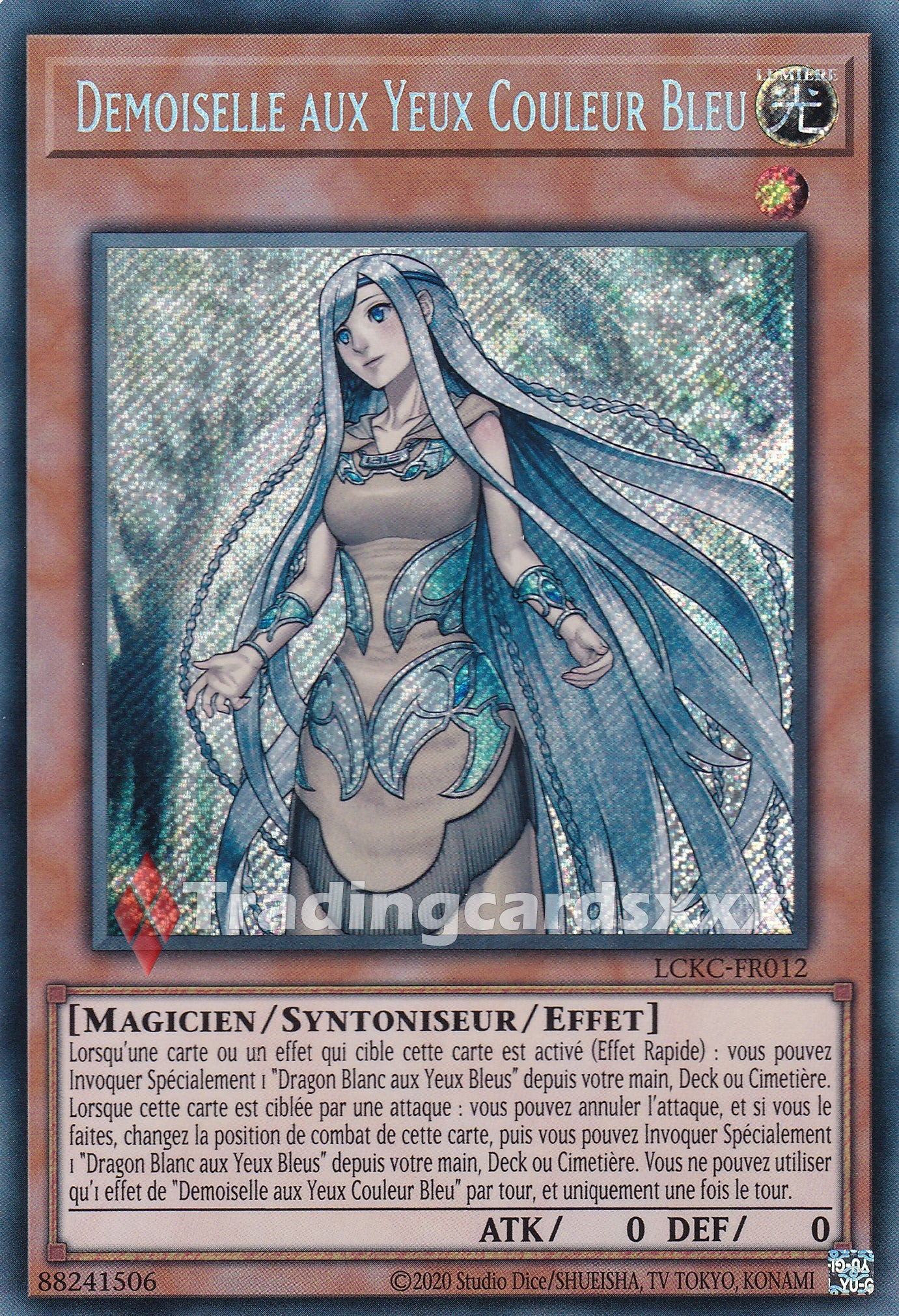 Yu-Gi-Oh! Demoiselle aux Yeux Couleur Bleu : SE LCKC-FR012