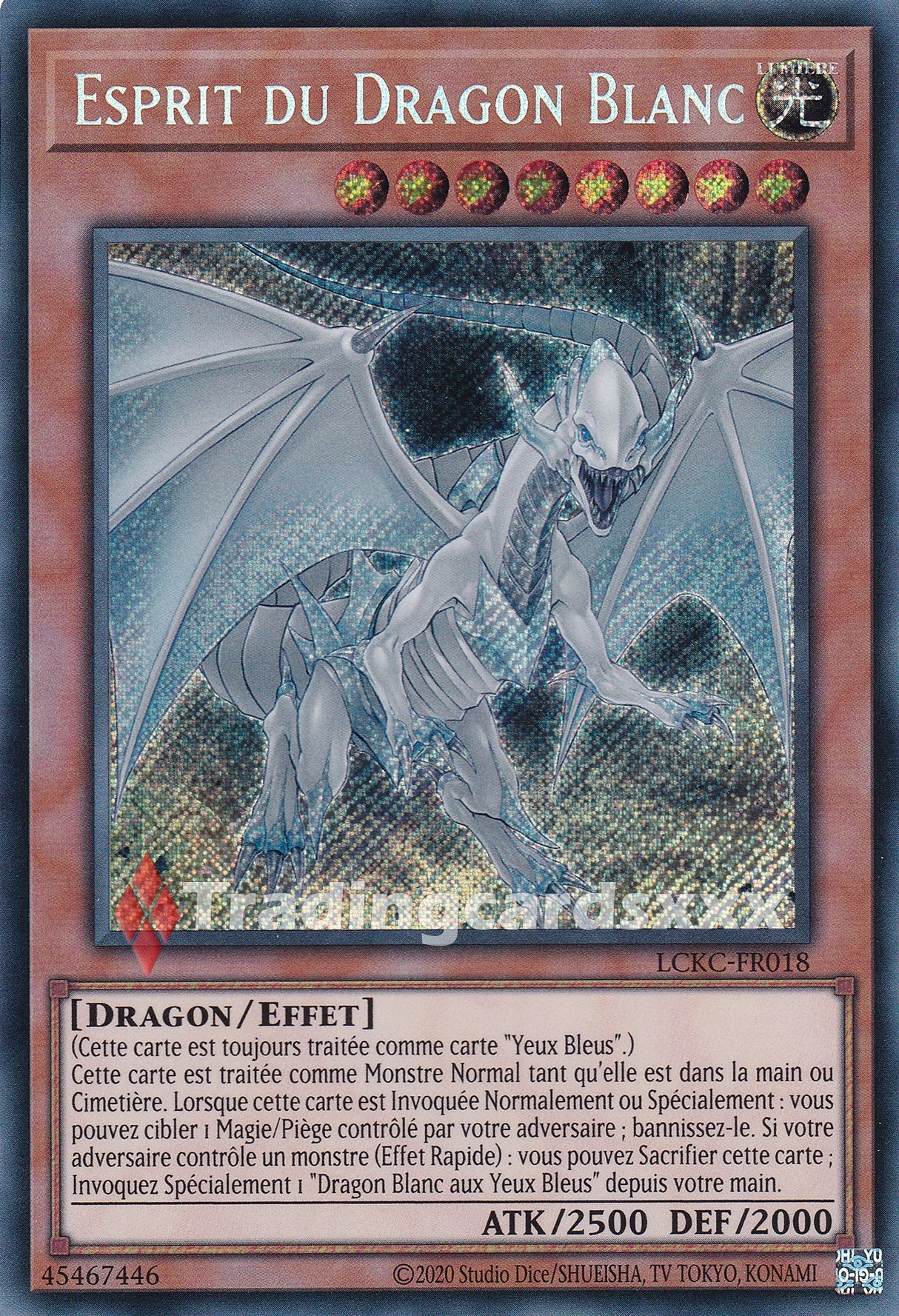 Yu-Gi-Oh! Esprit du Dragon Blanc : SE LCKC-FR018