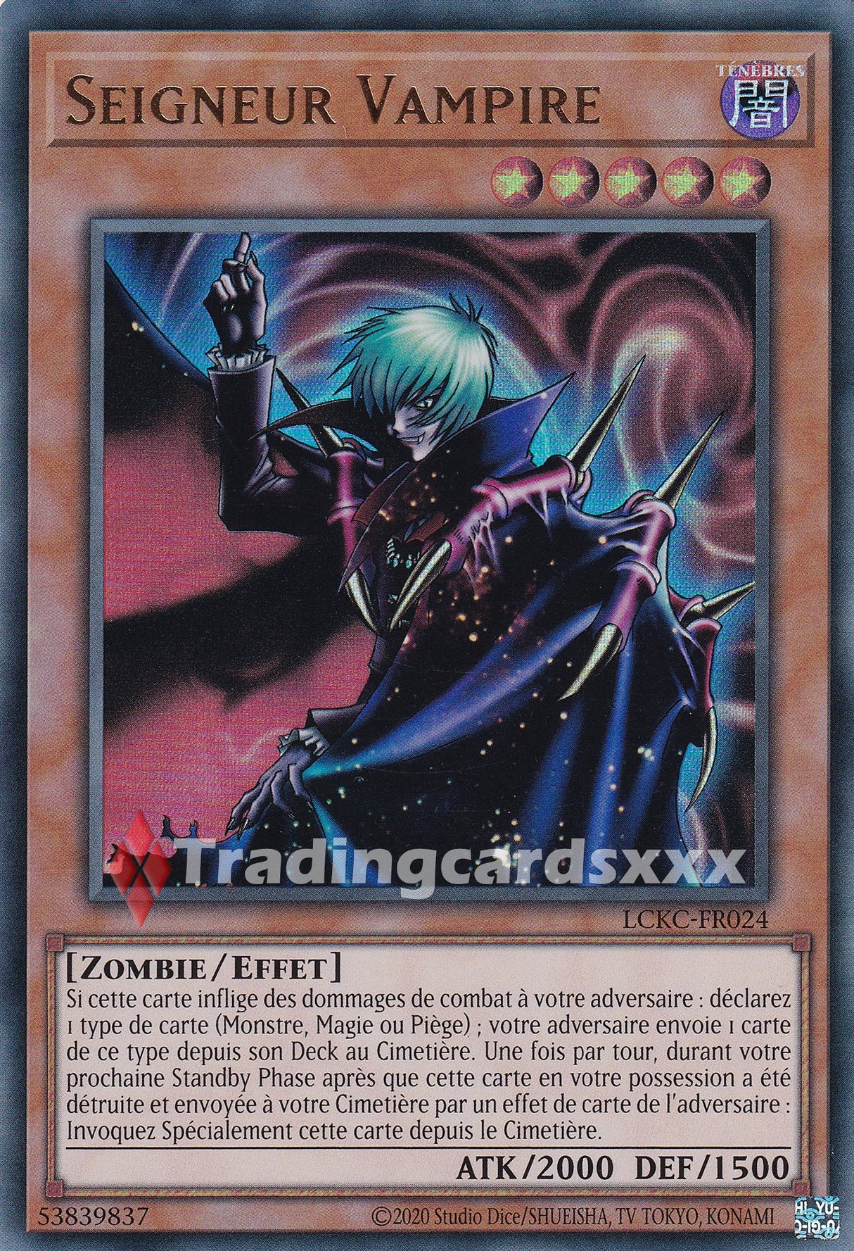 Yu-Gi-Oh! Seigneur Vampire : UR LCKC-FR024