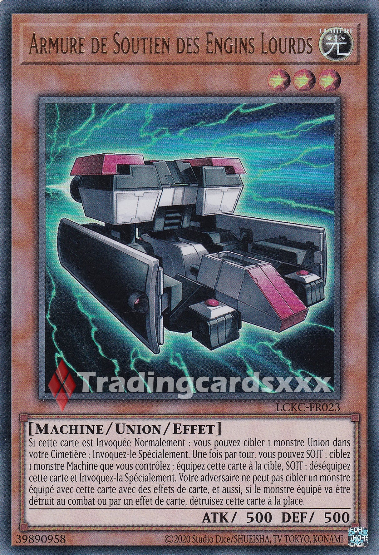 Yu-Gi-Oh! Armure de Soutien des Engins Lourds : UR LCKC-FR023