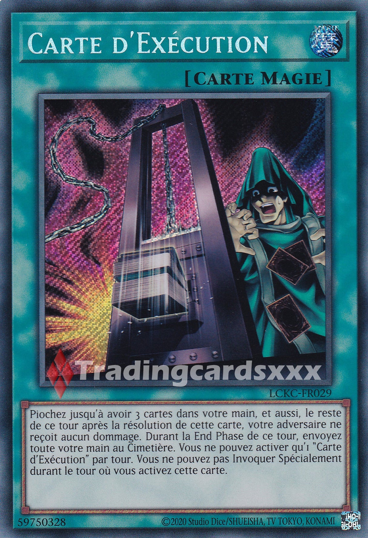 Yu-Gi-Oh! Carte d'Exécution : SE LCKC-FR029