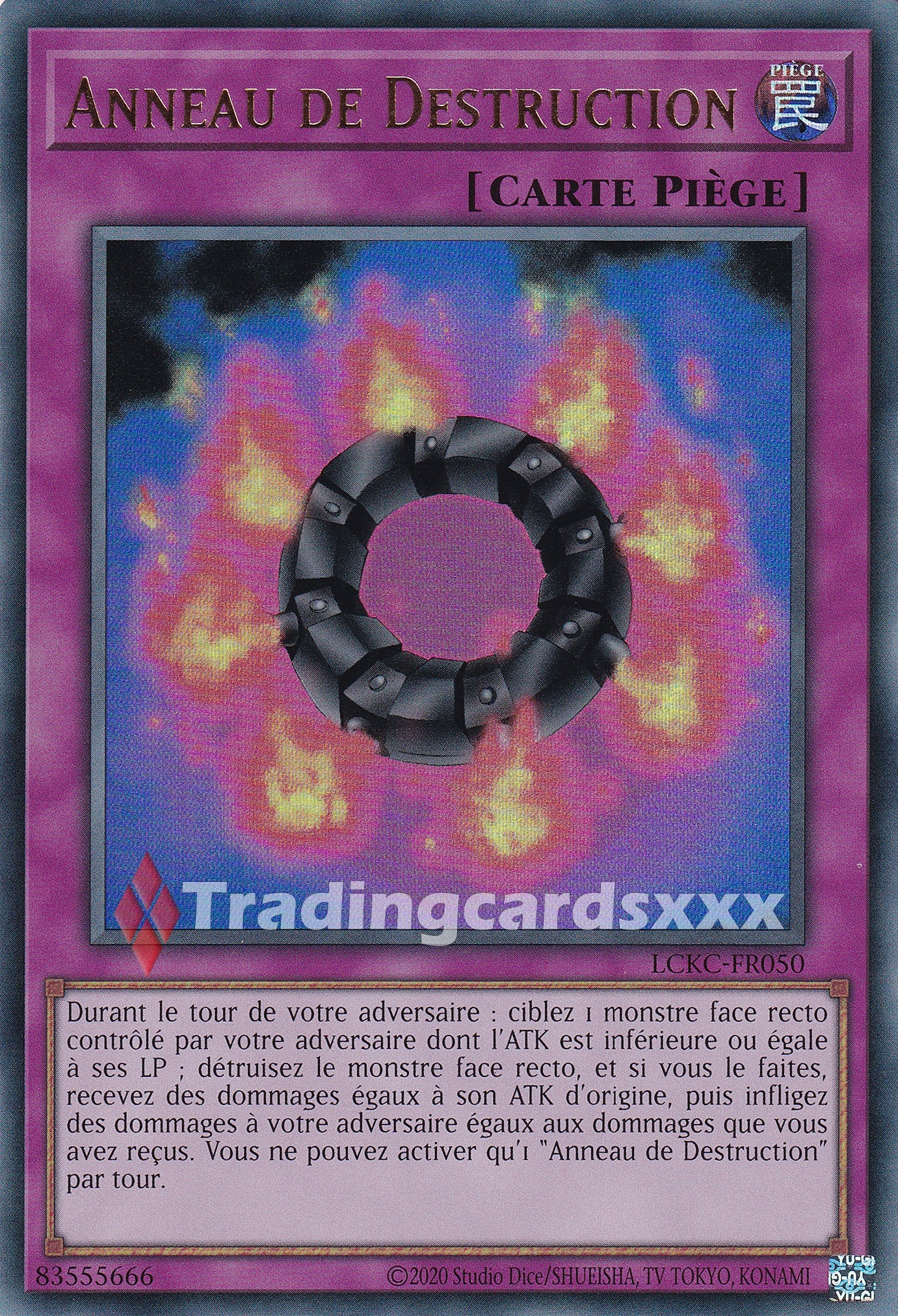 Yu-Gi-Oh! Anneau de Destruction : UR LCKC-FR050