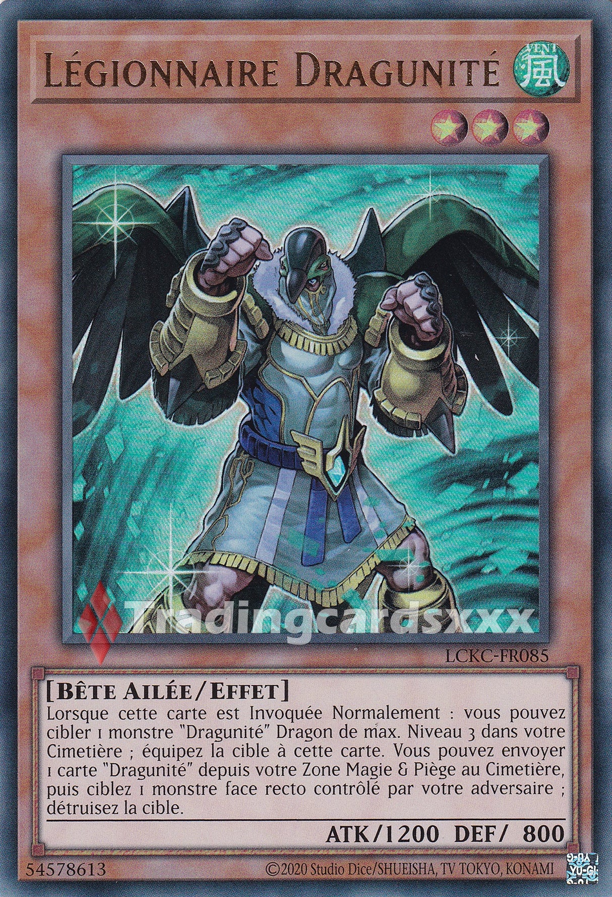 Yu-Gi-Oh! Légionnaire Dragunité : UR LCKC-FR085