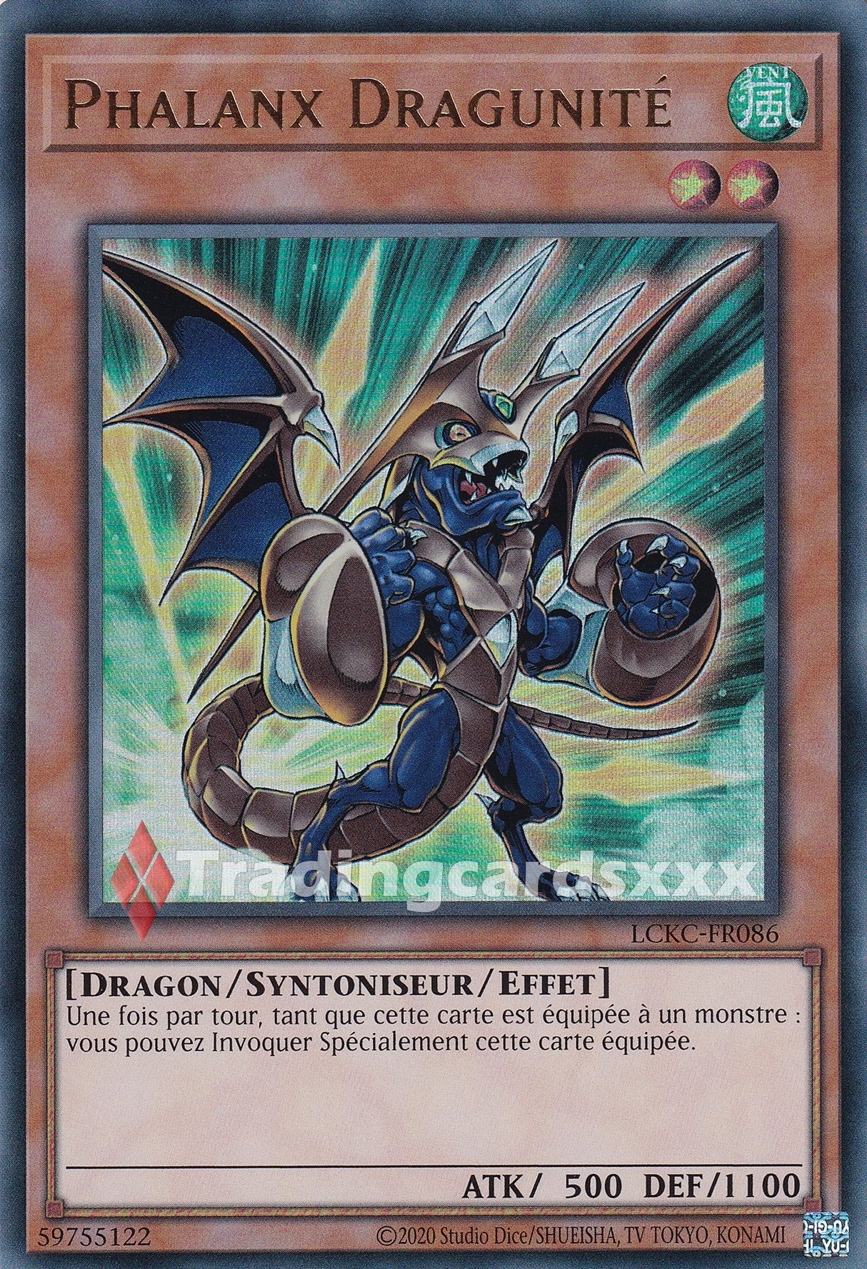 Yu-Gi-Oh! Phalanx Dragunité : UR LCKC-FR086
