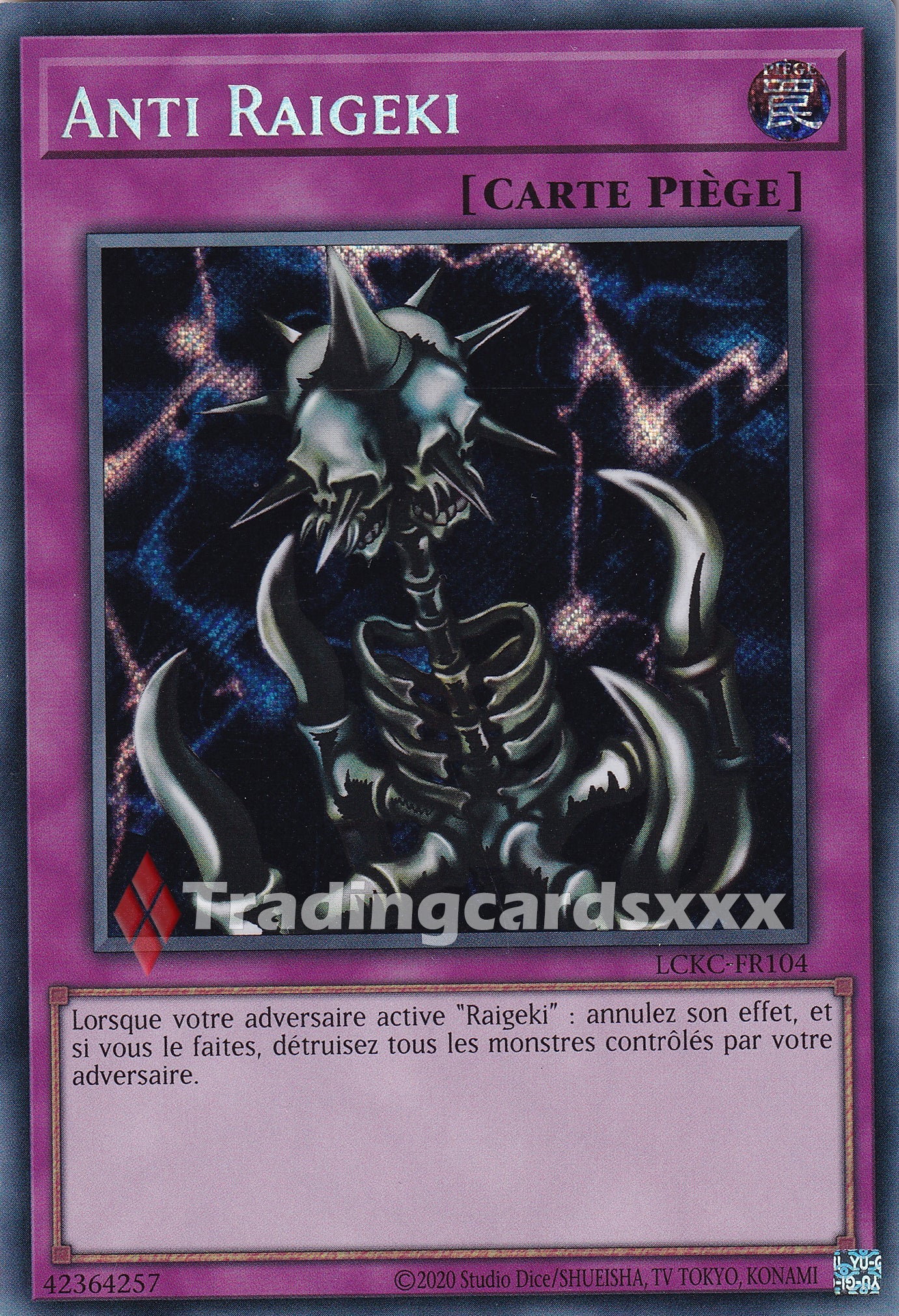 Yu-Gi-Oh! Anti Raigeki : SE LCKC-FR104