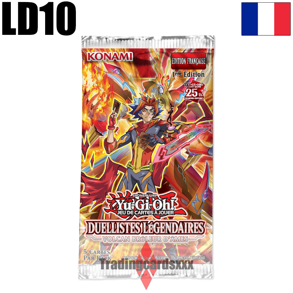 Yu-Gi-Oh! Booster de 5 cartes Duellistes Légendaires : Volcan Brûleur d'Âmes