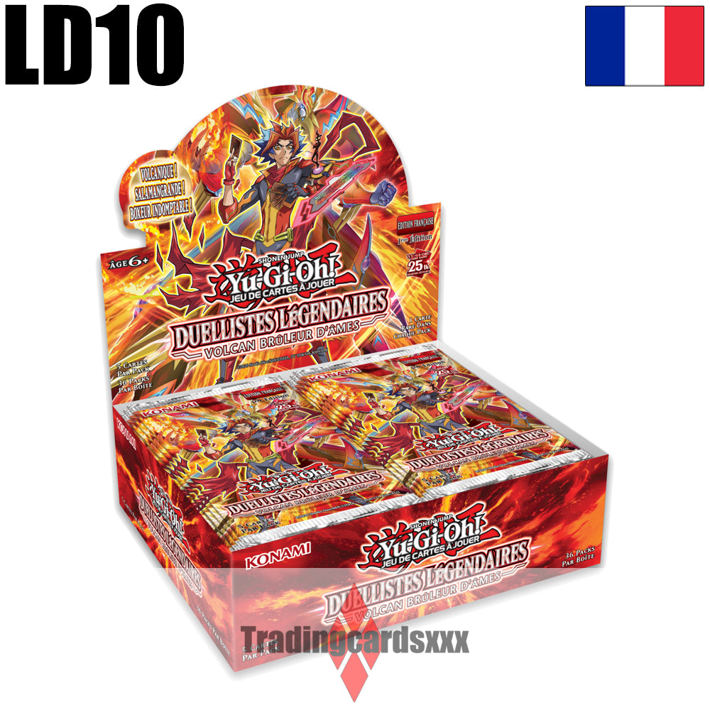 Yu-Gi-Oh! Display / Boite de 36 boosters Duellistes Légendaires : Volcan Brûleur d'Âmes