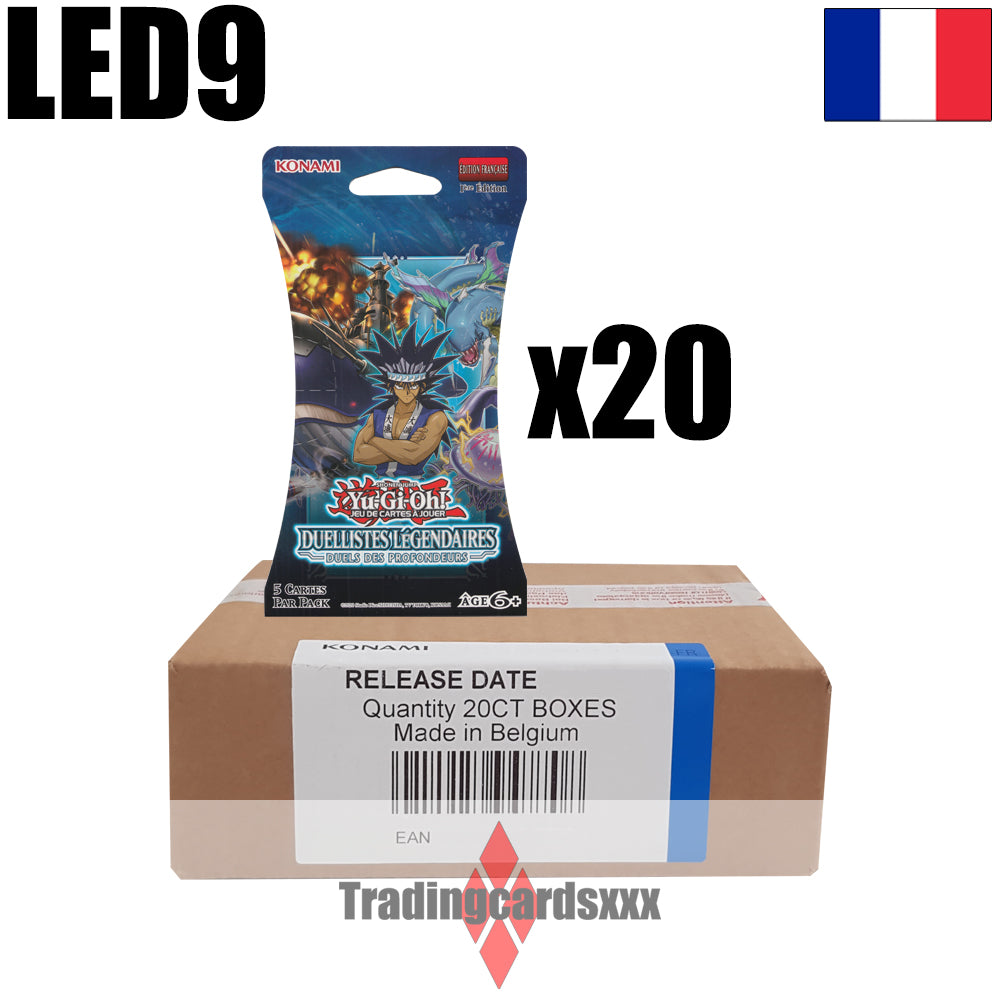Yu-Gi-Oh! Carton de 20 boosters sous blister Duellistes Légendaires : Duels des Profondeurs