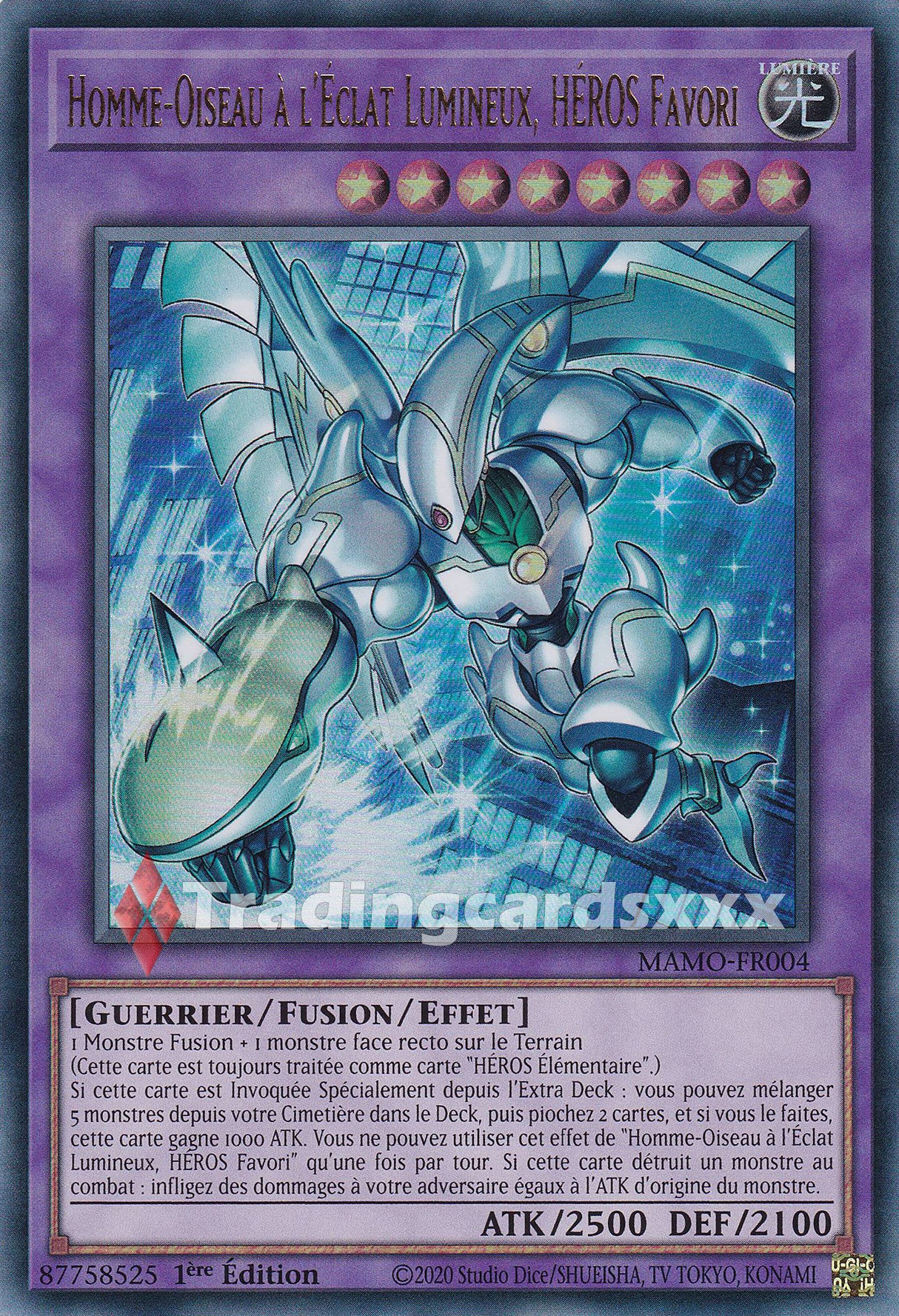 Yu-Gi-Oh! Homme-Oiseau à l'Éclat Lumineux, HÉROS Favori : UR MAMO-FR004