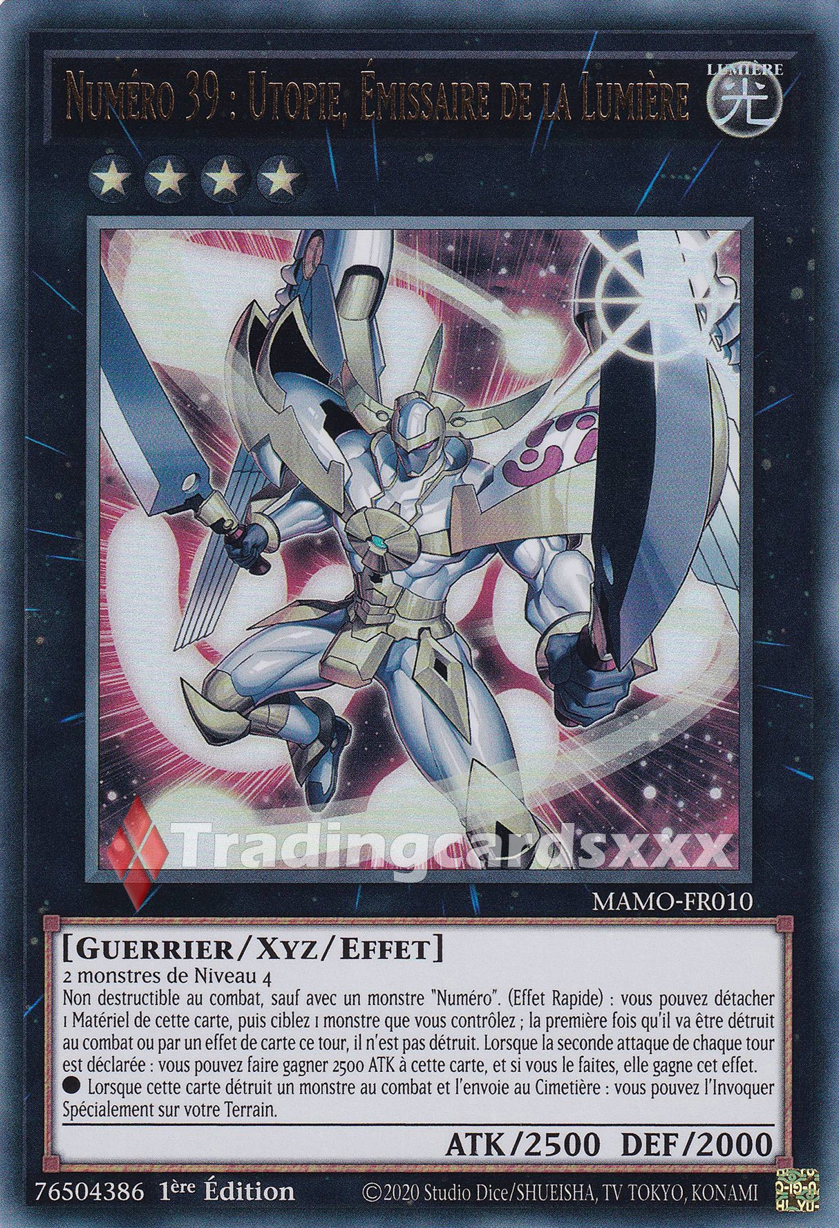 Yu-Gi-Oh! Numéro 39 : Utopie, Émissaire de la Lumière : UR MAMO-FR010