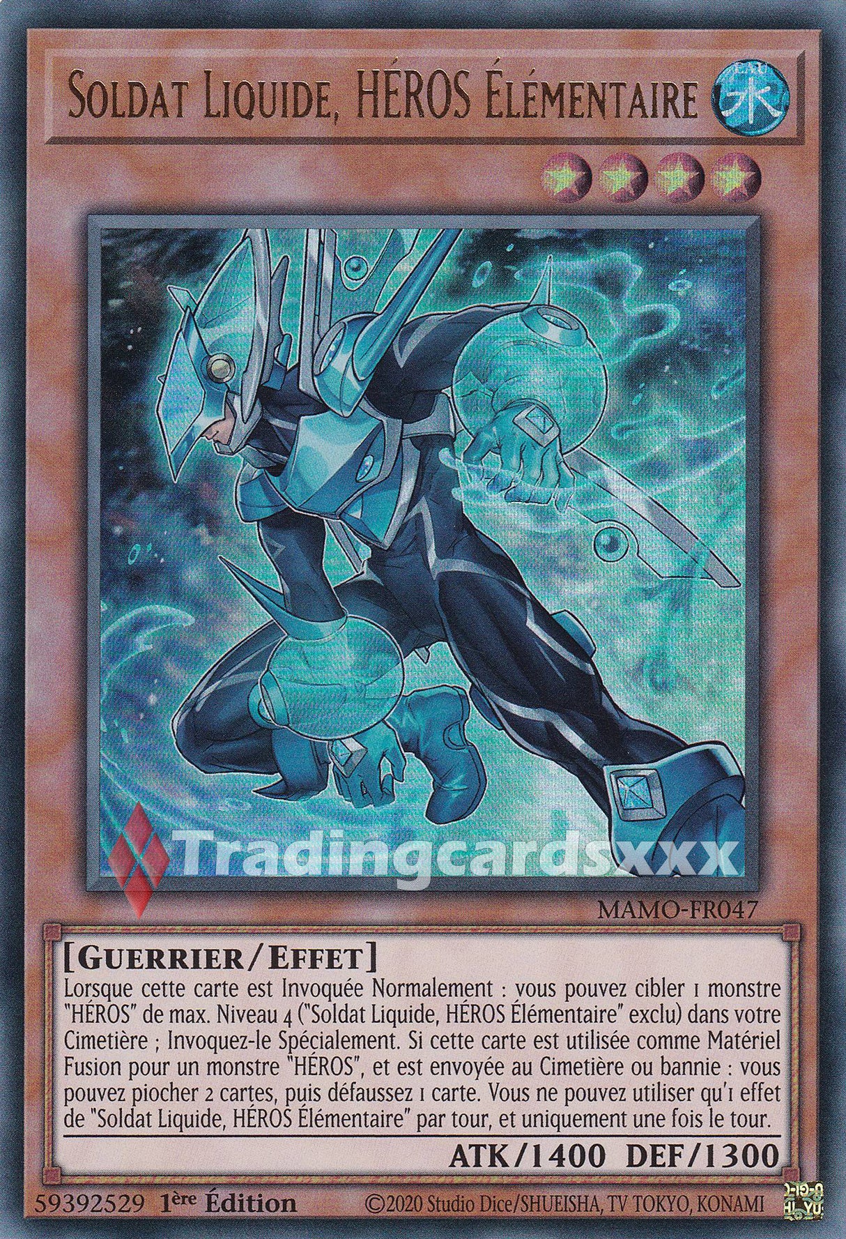 Yu-Gi-Oh! Soldat Liquide, HÉROS Élémentaire : UR MAMO-FR047