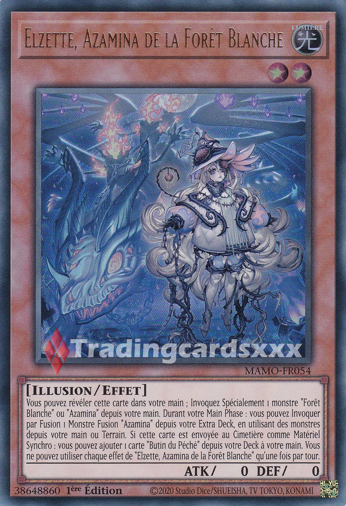 Yu-Gi-Oh! Elzette, Azamina de la Forêt Blanche : UR MAMO-FR054