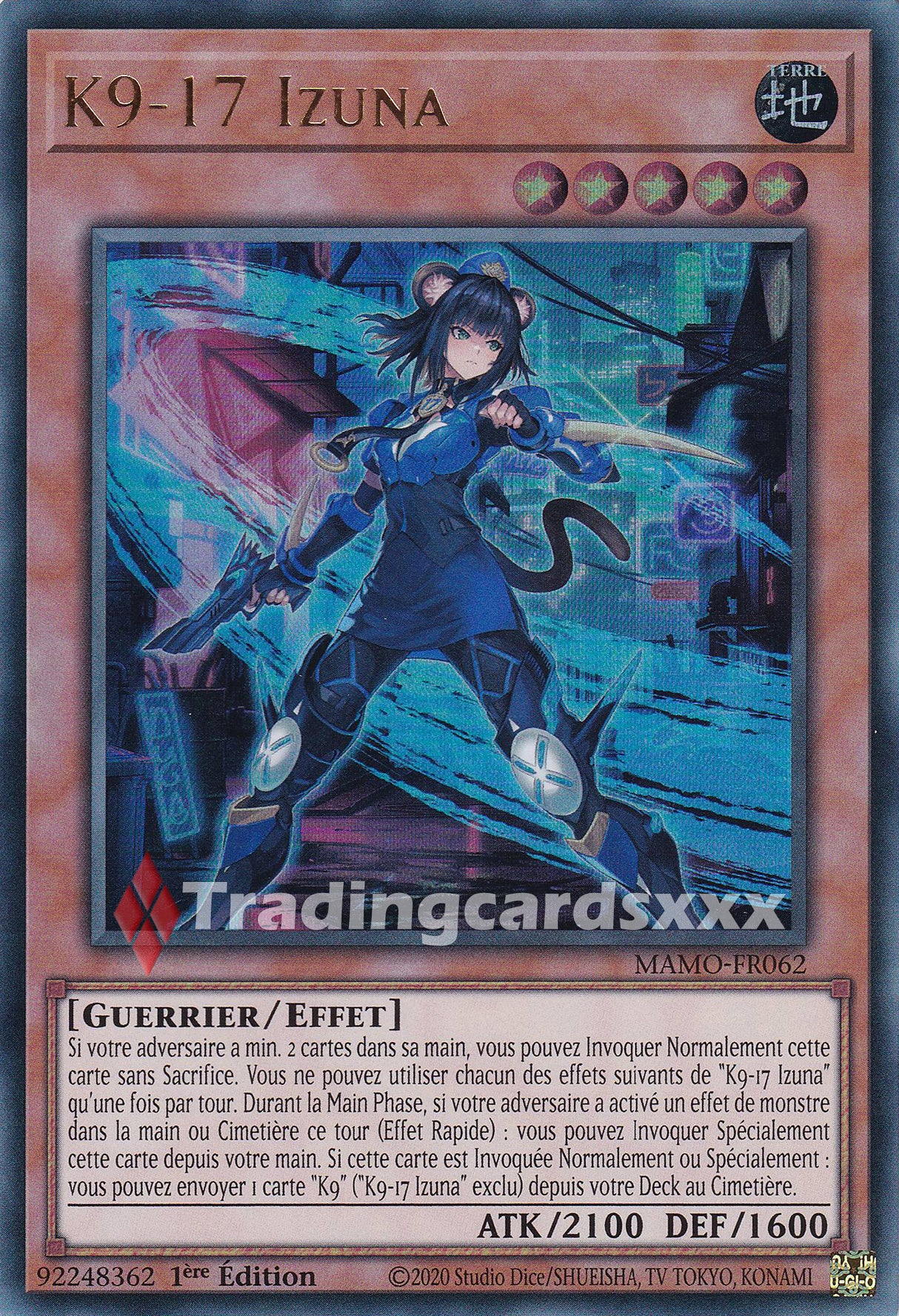 Yu-Gi-Oh! K9-17 Izuna : UR MAMO-FR062