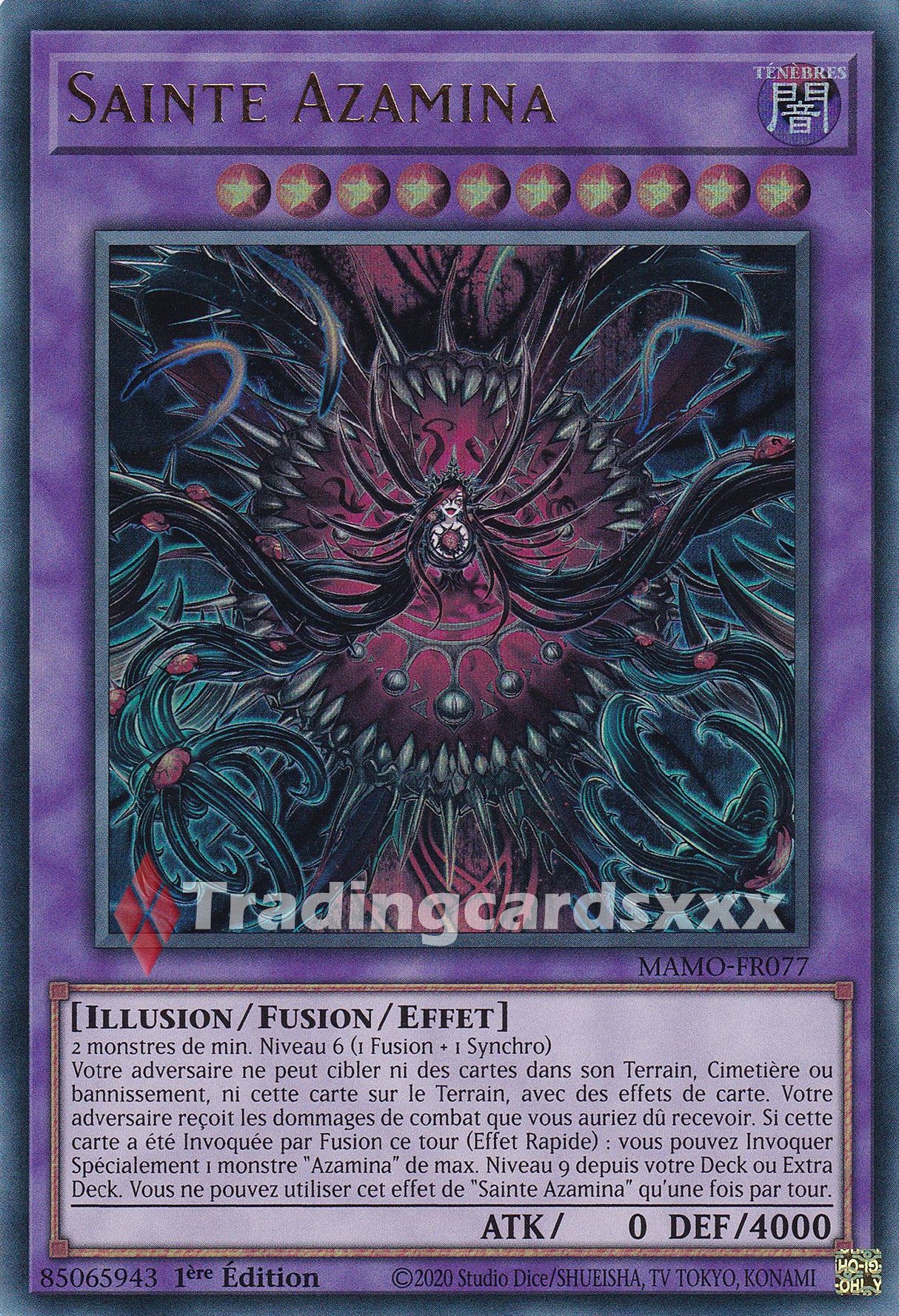 Yu-Gi-Oh! Sainte Azamina : UR MAMO-FR077
