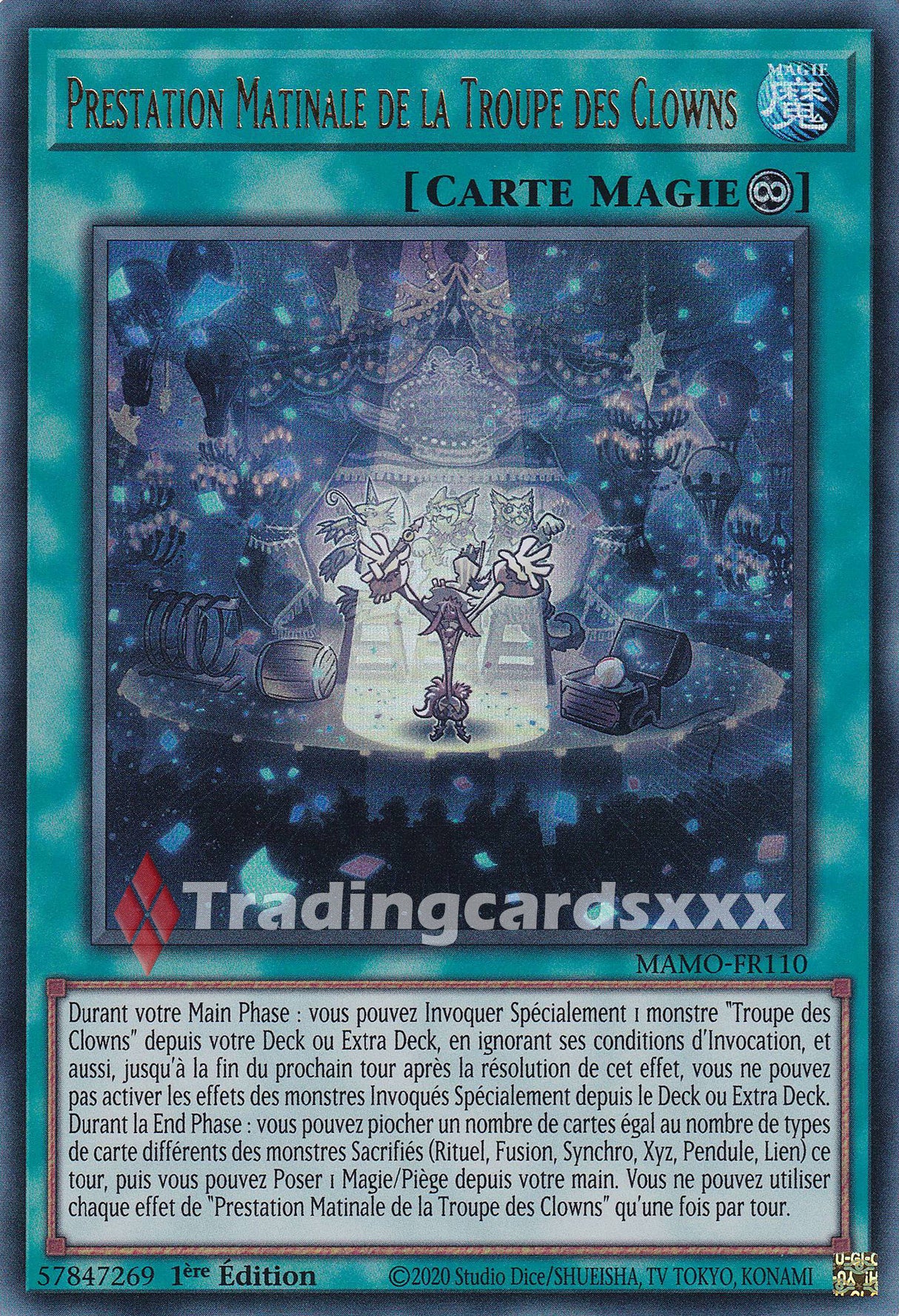 Yu-Gi-Oh! Prestation Matinale de la Troupe des Clowns : UR MAMO-FR110