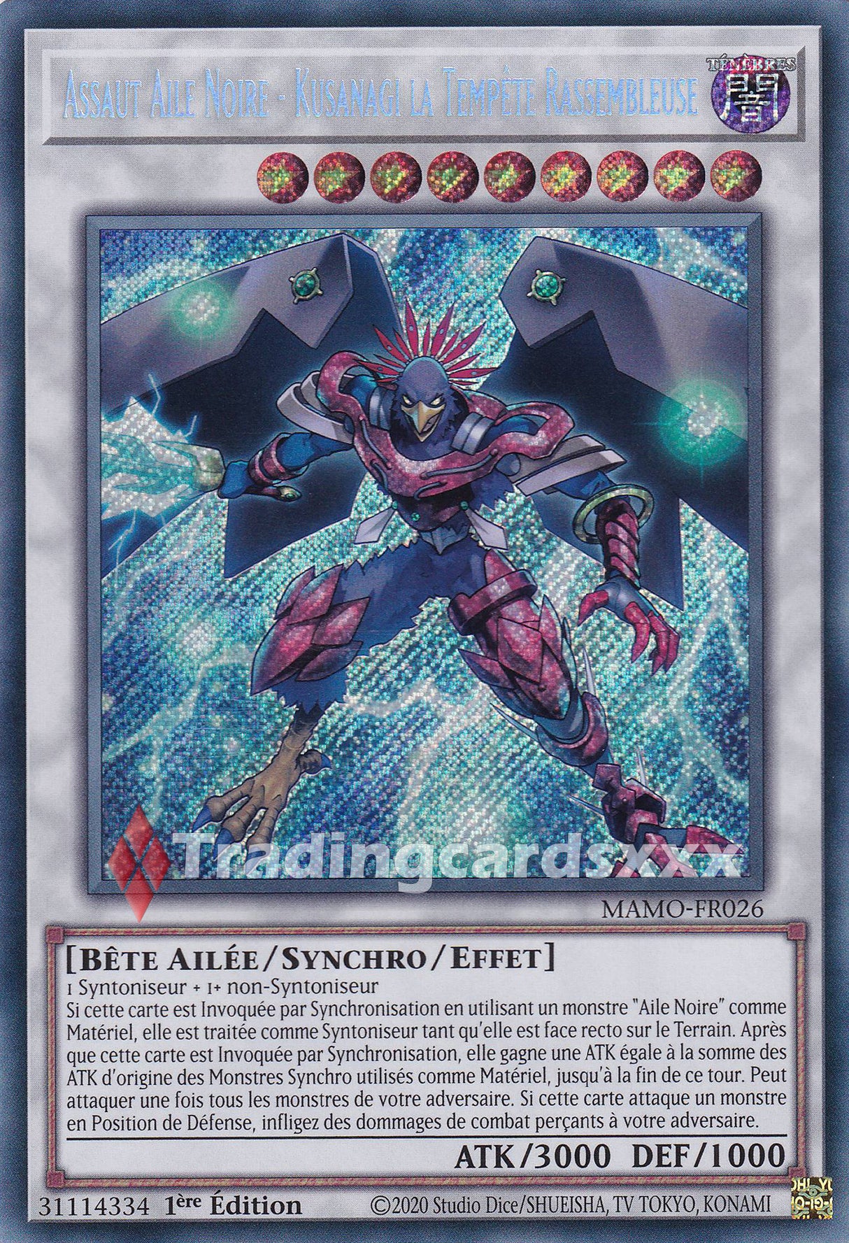 Yu-Gi-Oh! Assaut Aile Noire - Kusanagi la Tempête Rassembleuse : SE MAMO-FR026