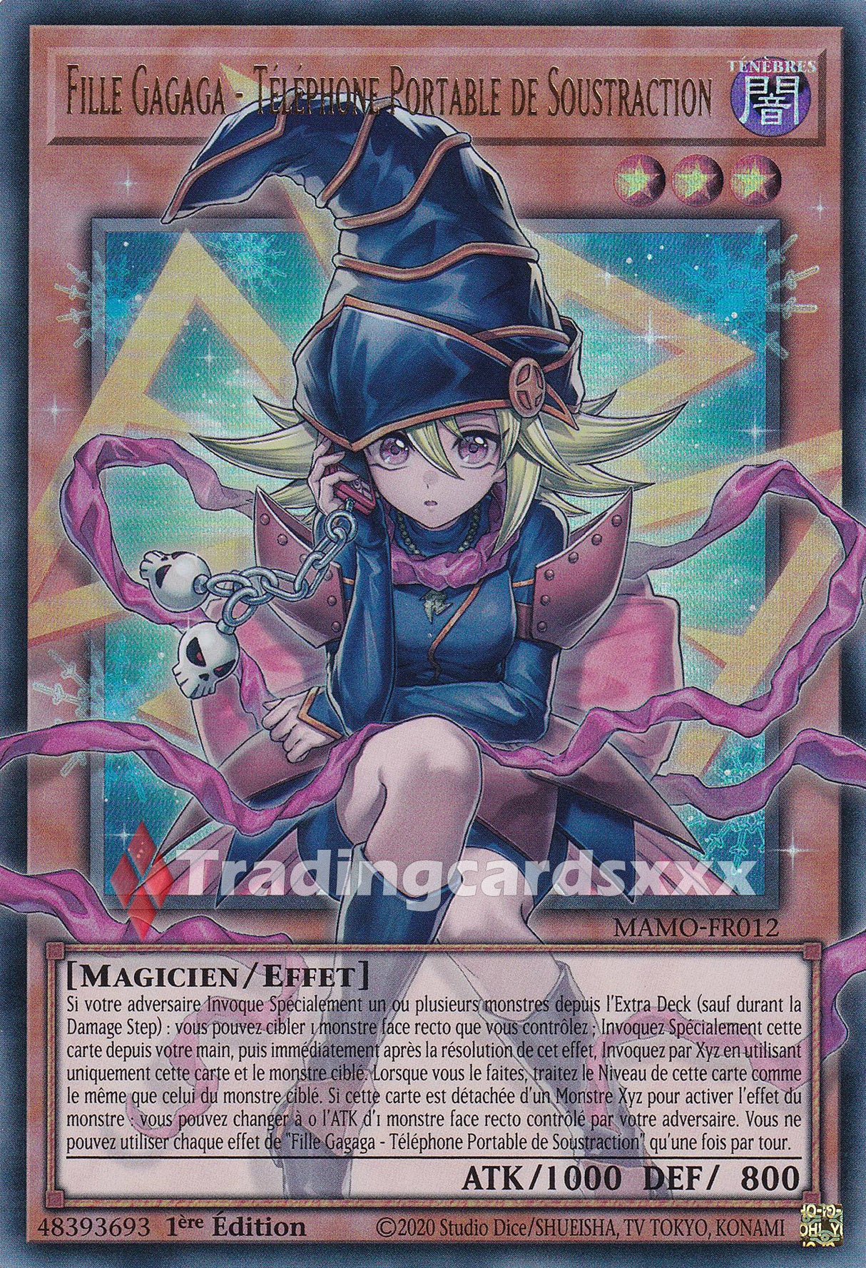 Yu-Gi-Oh! Fille Gagaga - Téléphone Portable de Soustraction : OF UR MAMO-FR012