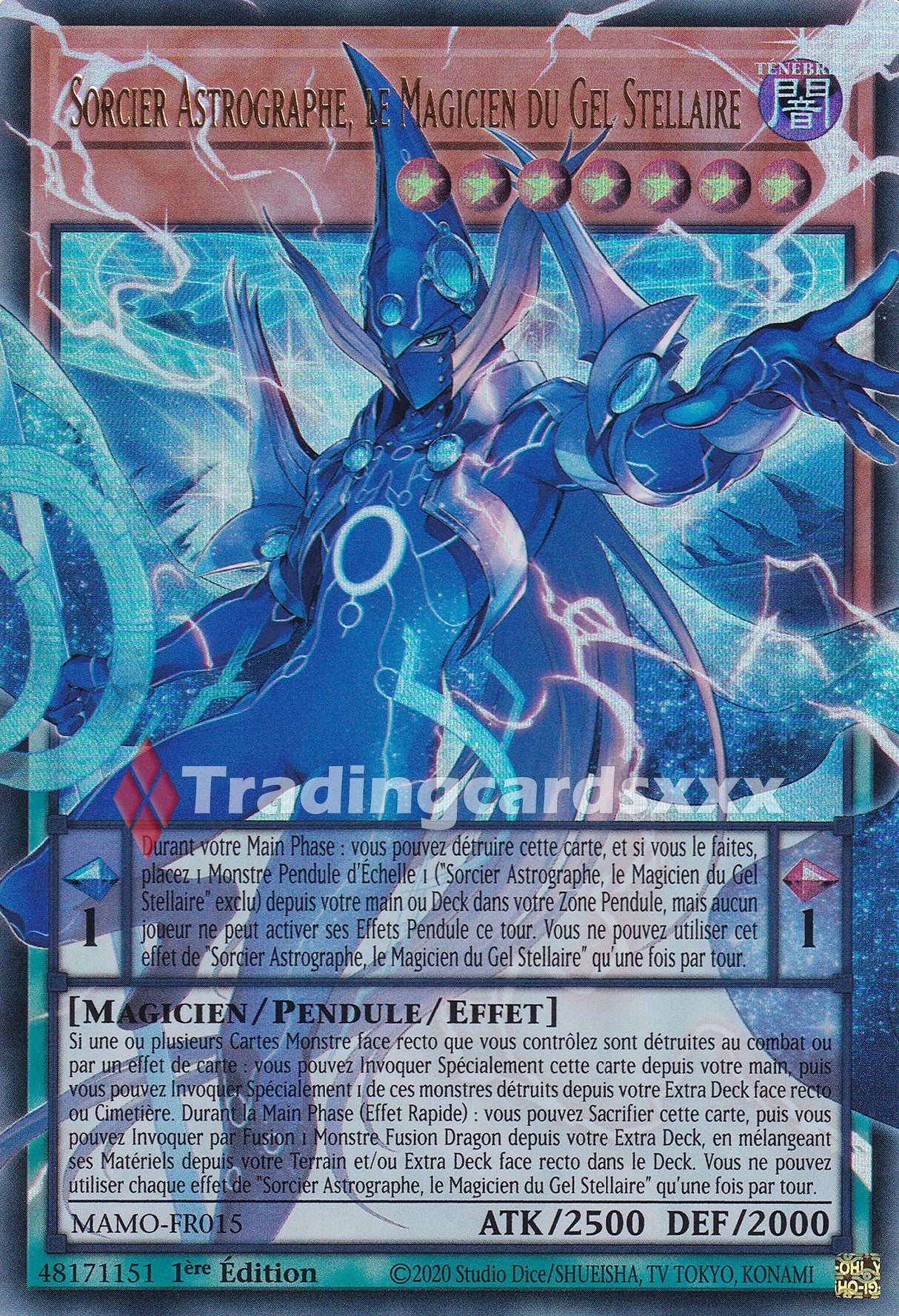 Yu-Gi-Oh! Sorcier Astrographe, le Magicien du Gel Stellaire : OF UR MAMO-FR015