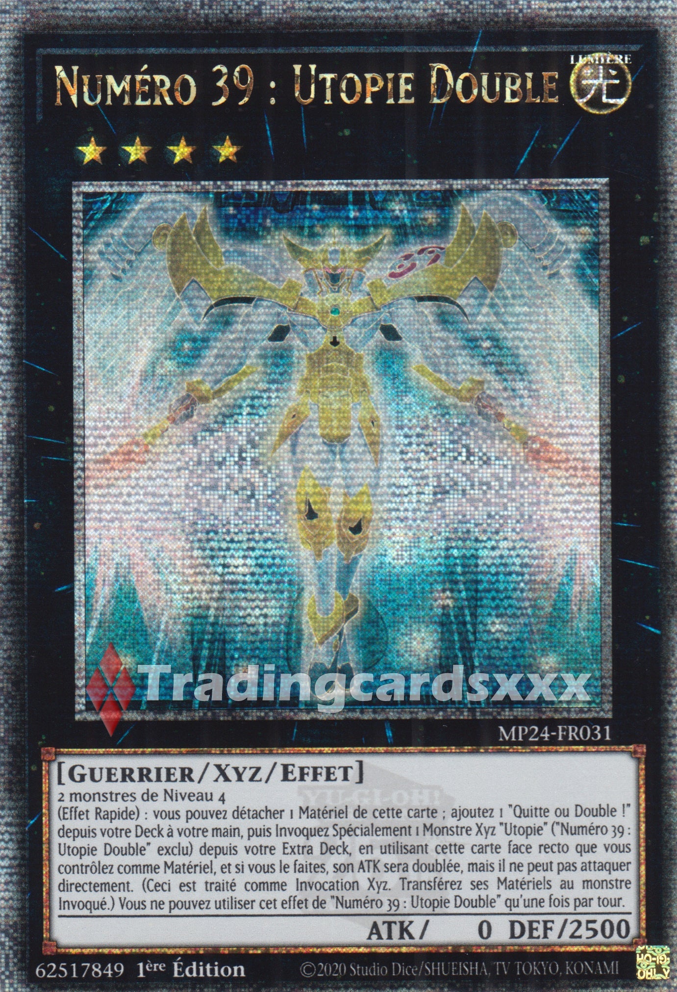 Yu-Gi-Oh! Numéro 39 : Utopie Double : QCSE MP24-FR031