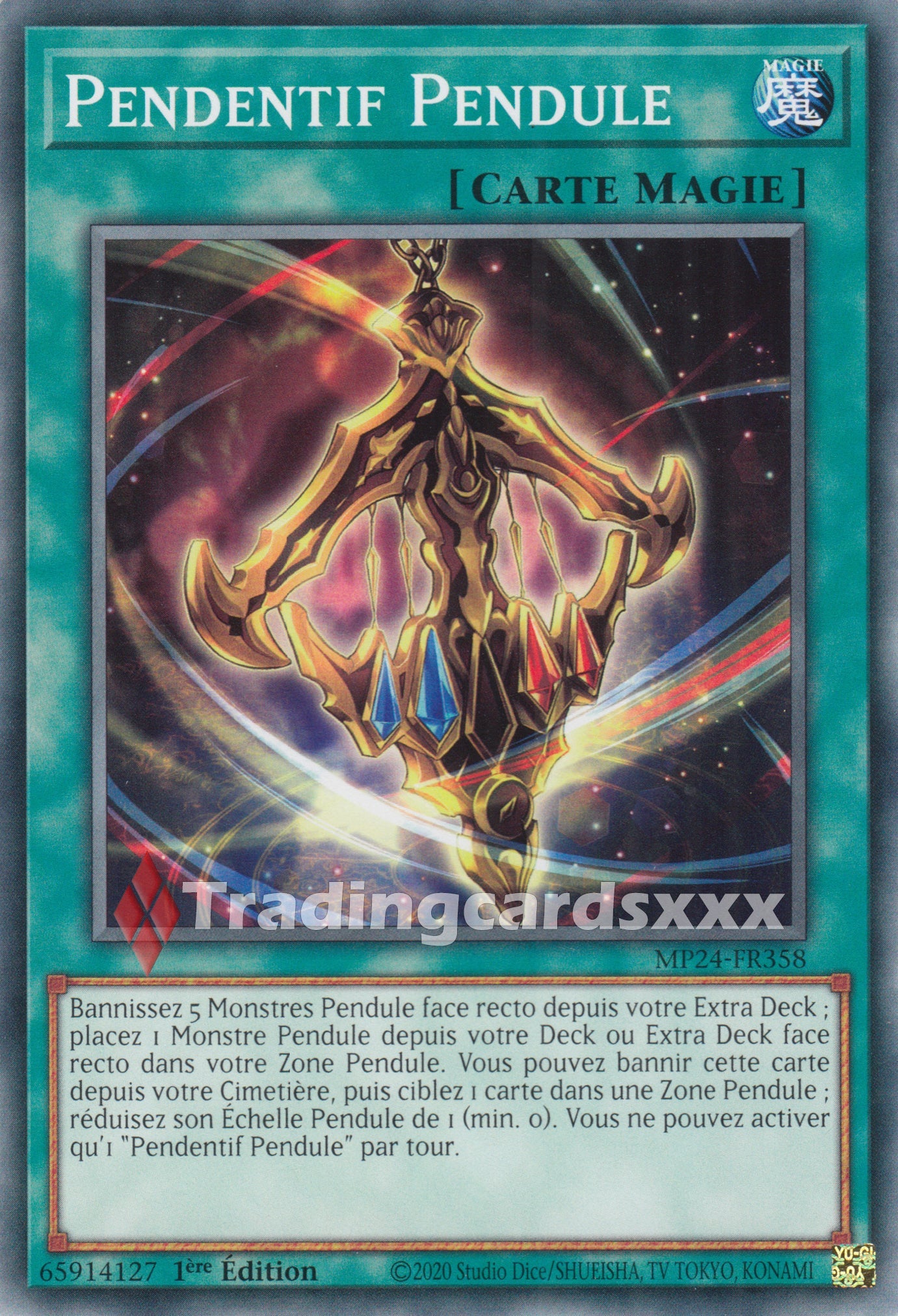 Yu-Gi-Oh! Pendentif Pendule : C MP24-FR358