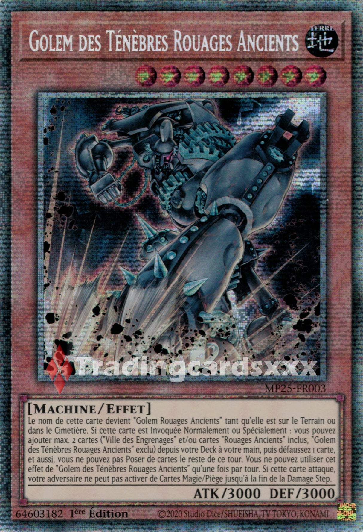 Yu-Gi-Oh! Golem des Ténèbres Rouages Ancients : STAR MP25-FR003