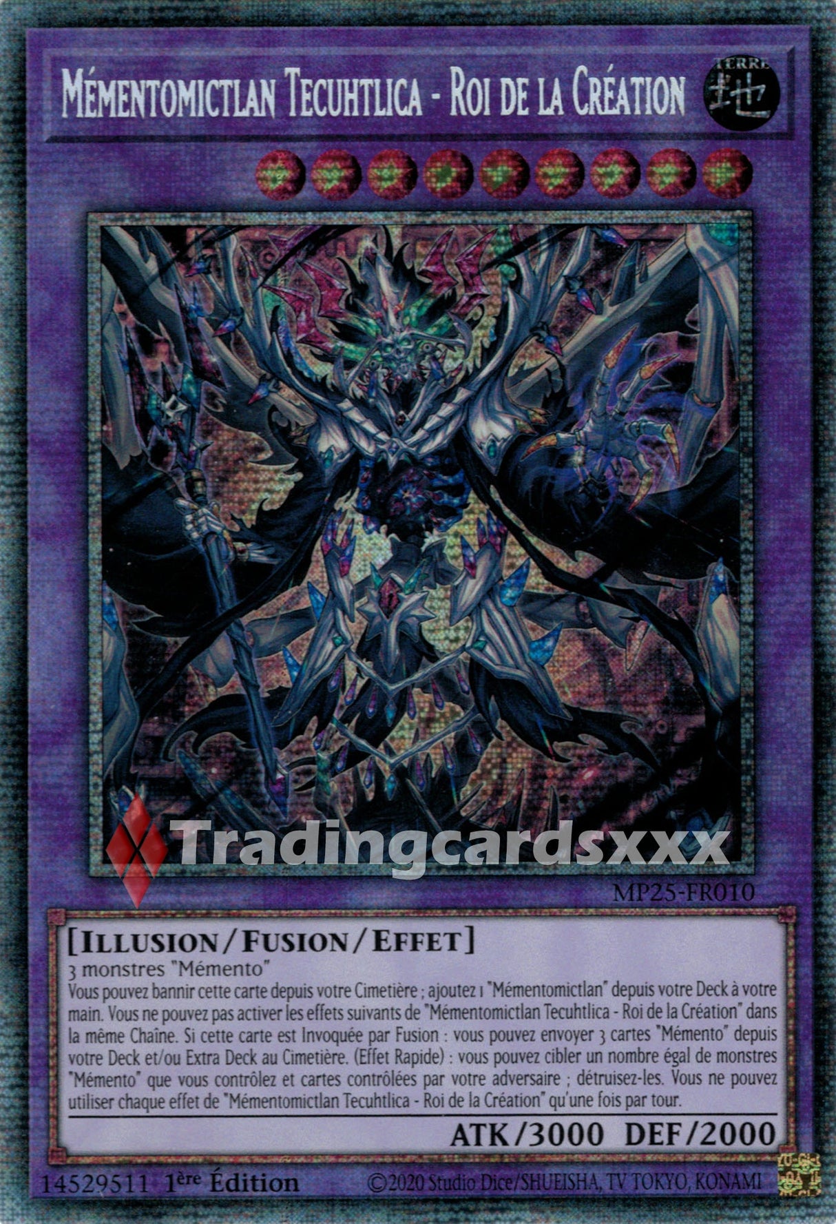 Yu-Gi-Oh! Mémentomictlan Tecuhtlica - Roi de la Création : STAR MP25-FR010