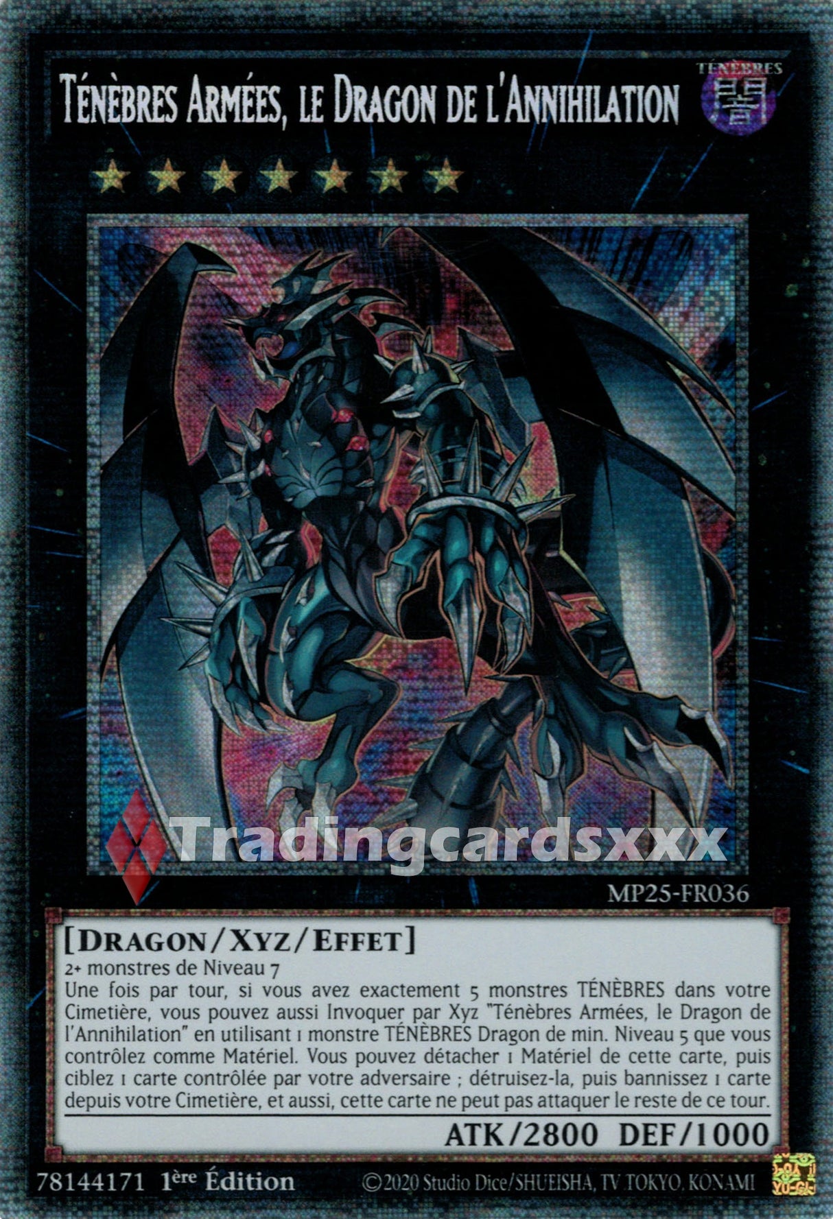 Yu-Gi-Oh! Ténèbres Armées, le Dragon de l'Annihilation : STAR MP25-FR036
