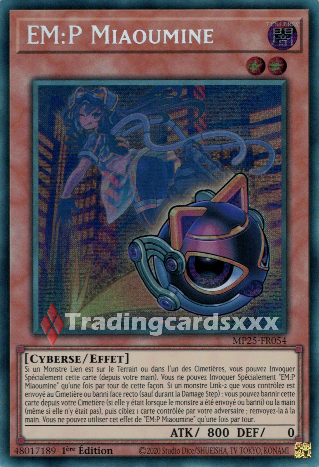 Yu-Gi-Oh! EM:P Miaoumine : PSE MP25-FR054