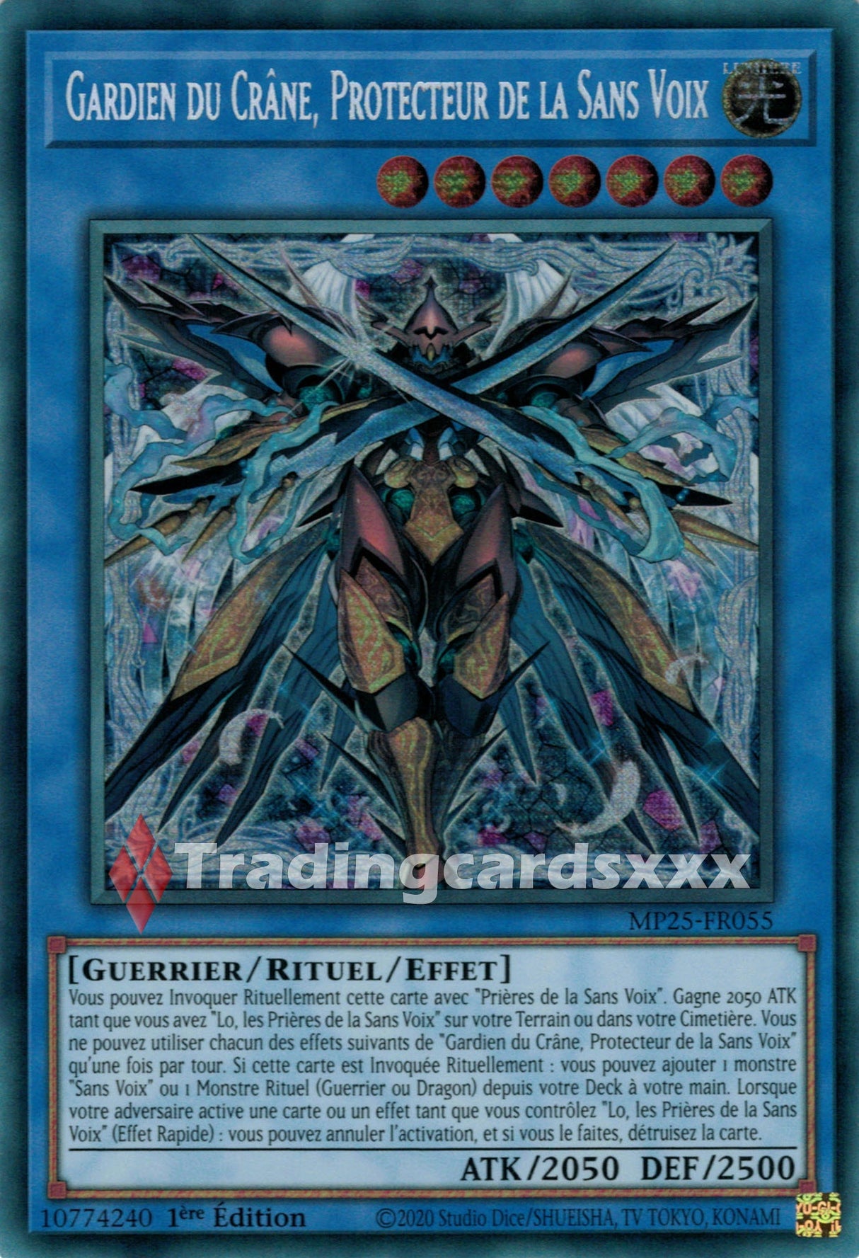 Yu-Gi-Oh! Gardien du Crâne, Protecteur de la Sans Voix : PSE MP25-FR055