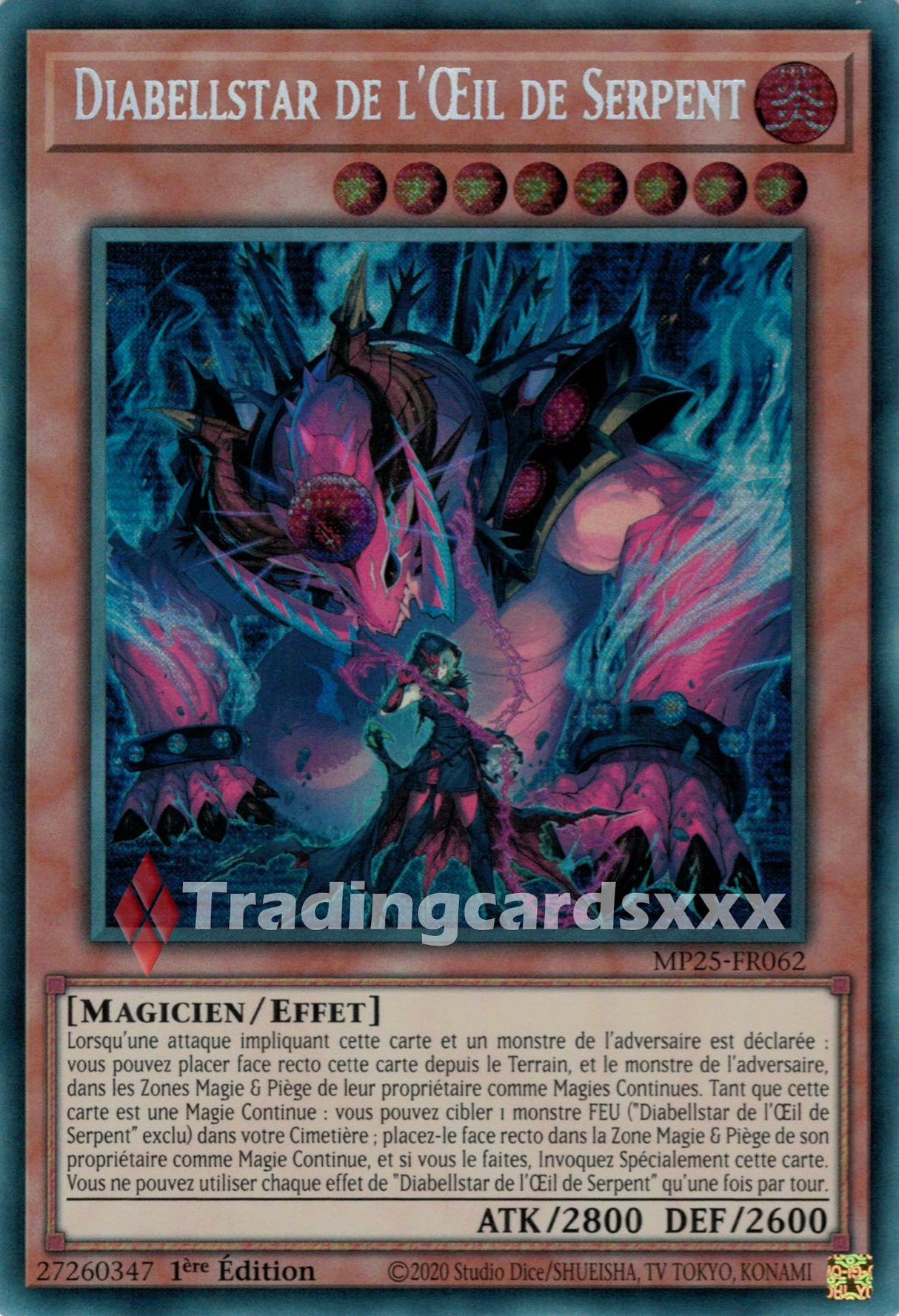 Yu-Gi-Oh! Diabellstar de l'Œil de Serpent : PSE MP25-FR062