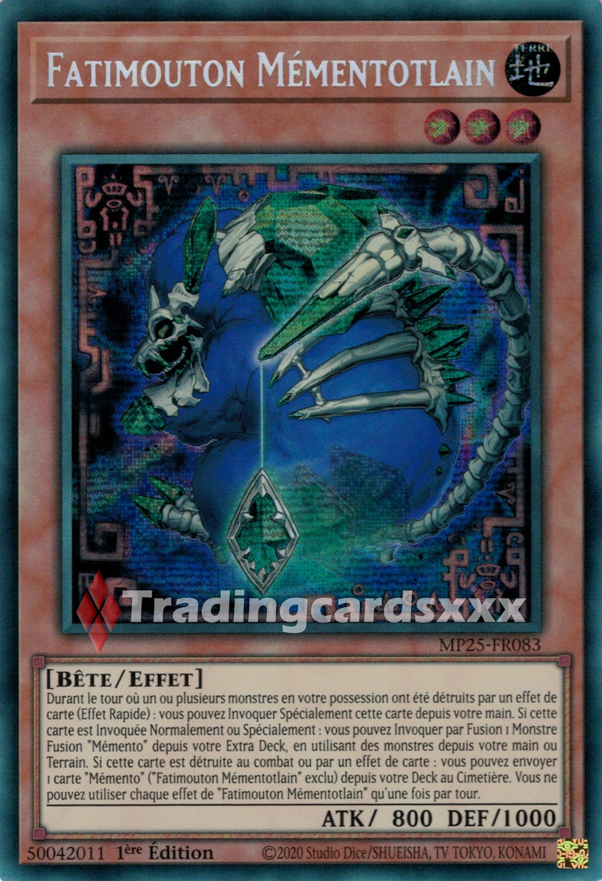 Yu-Gi-Oh! Fatimouton Mémentotlain : PSE MP25-FR083