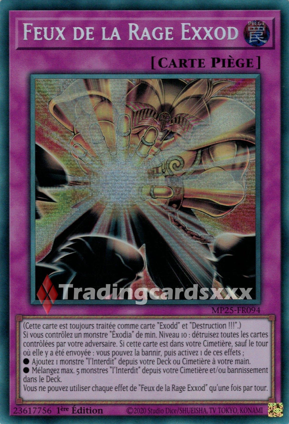 Yu-Gi-Oh! Feux de la Rage Exxod : PSE MP25-FR094
