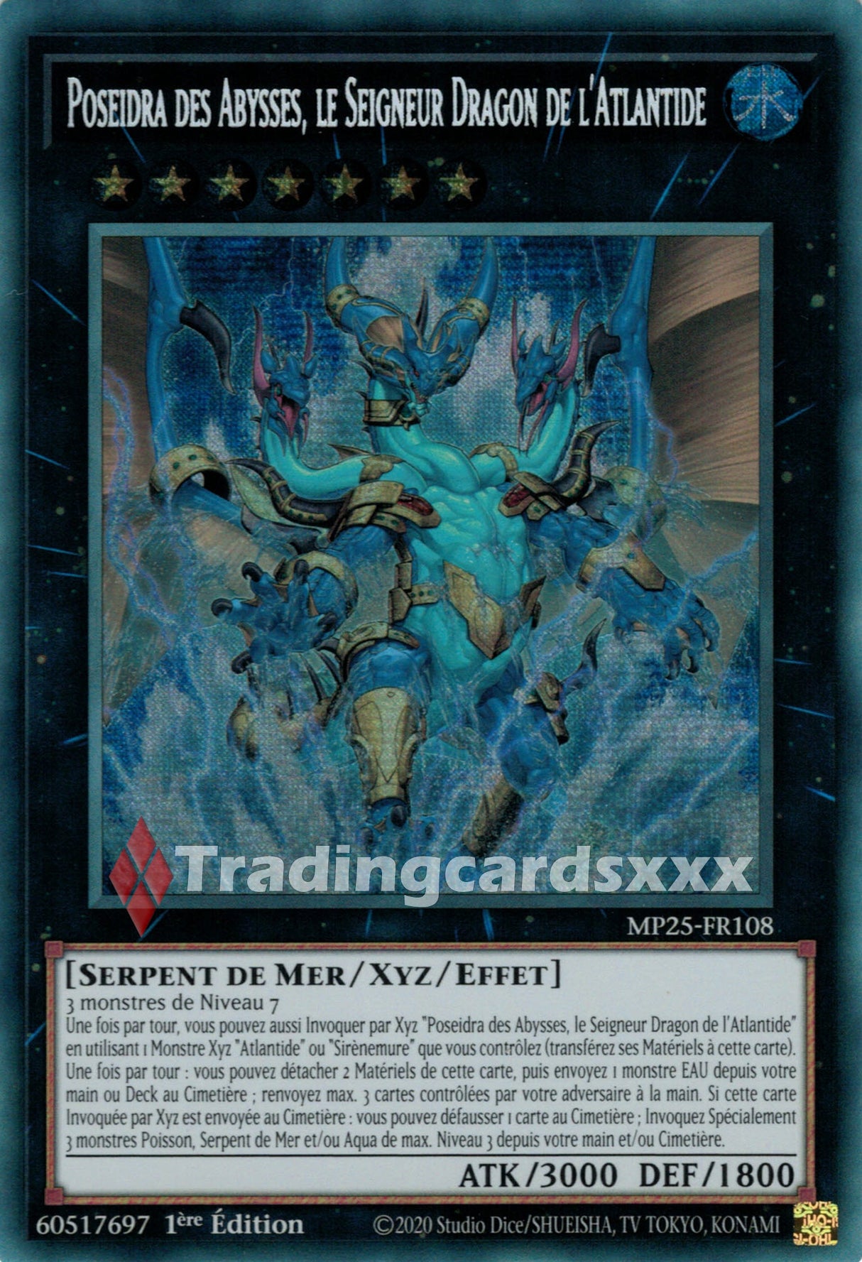 Yu-Gi-Oh! Poseidra des Abysses, le Seigneur Dragon de l'Atlantide : PSE MP25-FR108