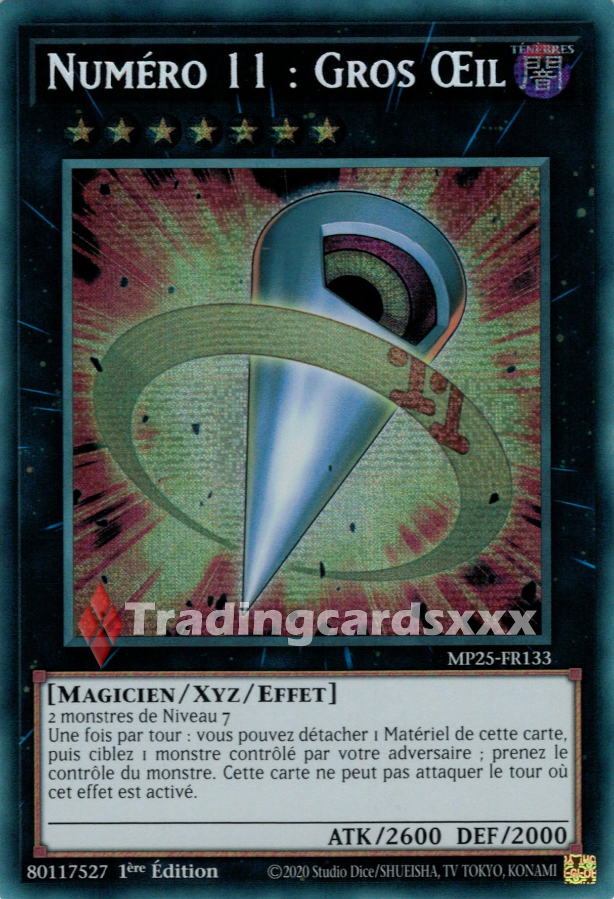 Yu-Gi-Oh! Numéro 11 : Gros Œil : PSE MP25-FR133