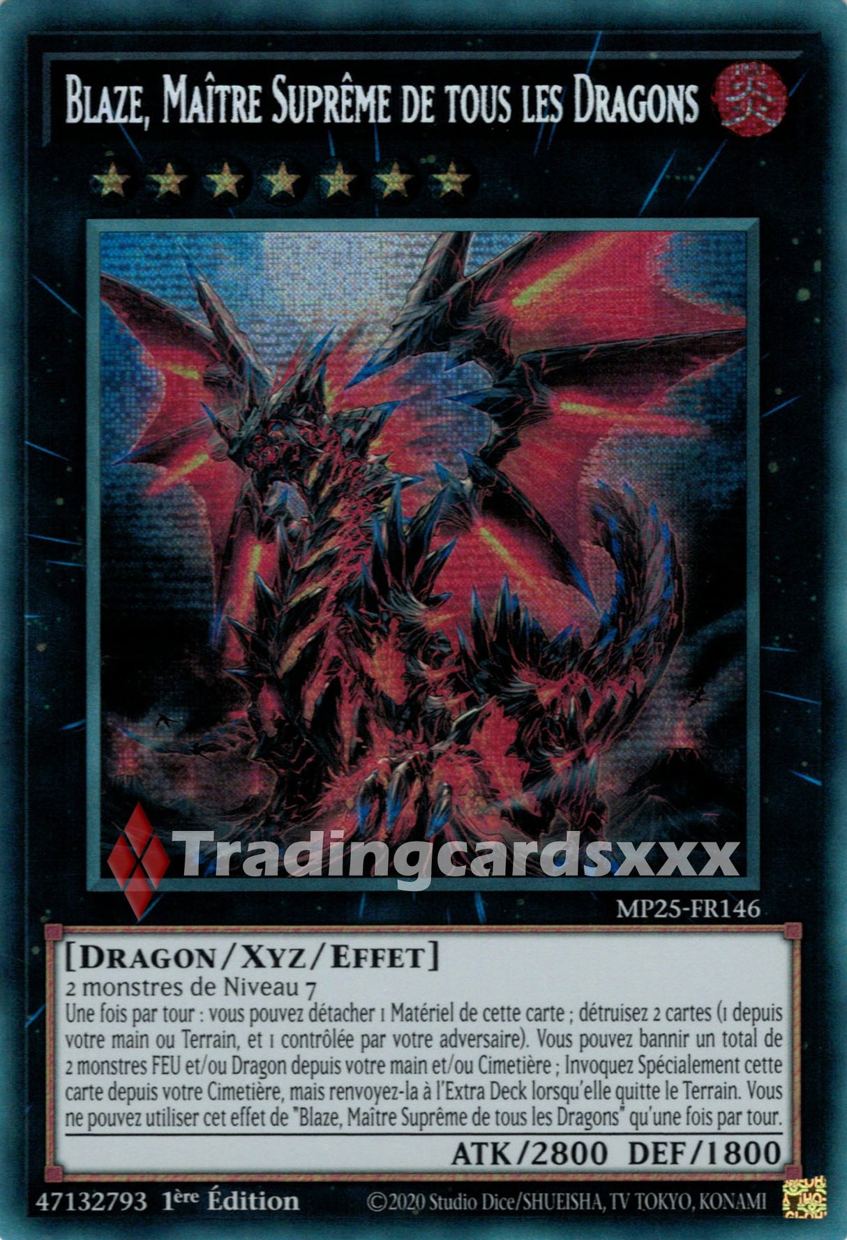 Yu-Gi-Oh! Blaze, Maître Suprême de tous les Dragons : PSE MP25-FR146