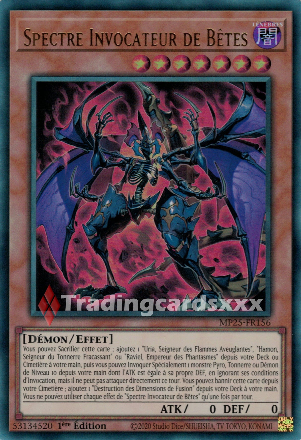 Yu-Gi-Oh! Spectre Invocateur de Bêtes : UR MP25-FR156