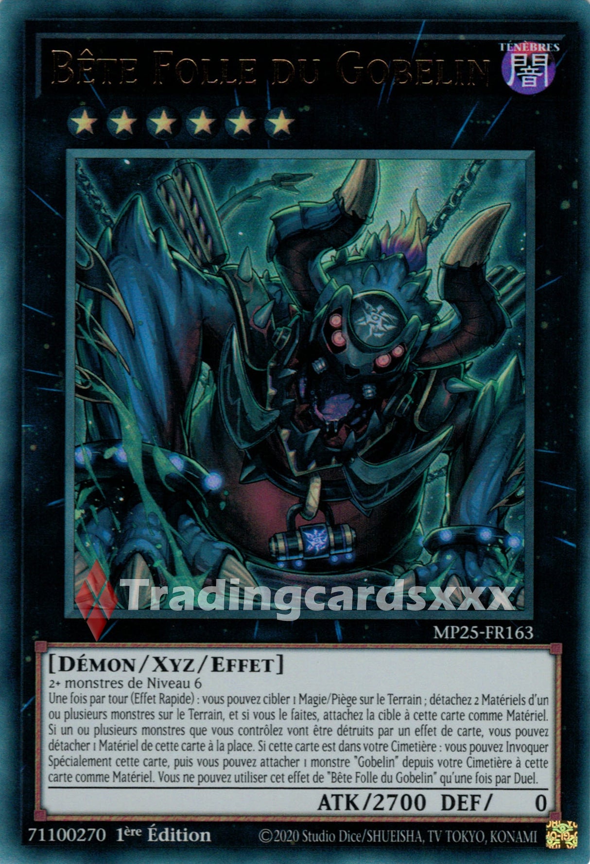 Yu-Gi-Oh! Bête Folle du Gobelin : UR MP25-FR163