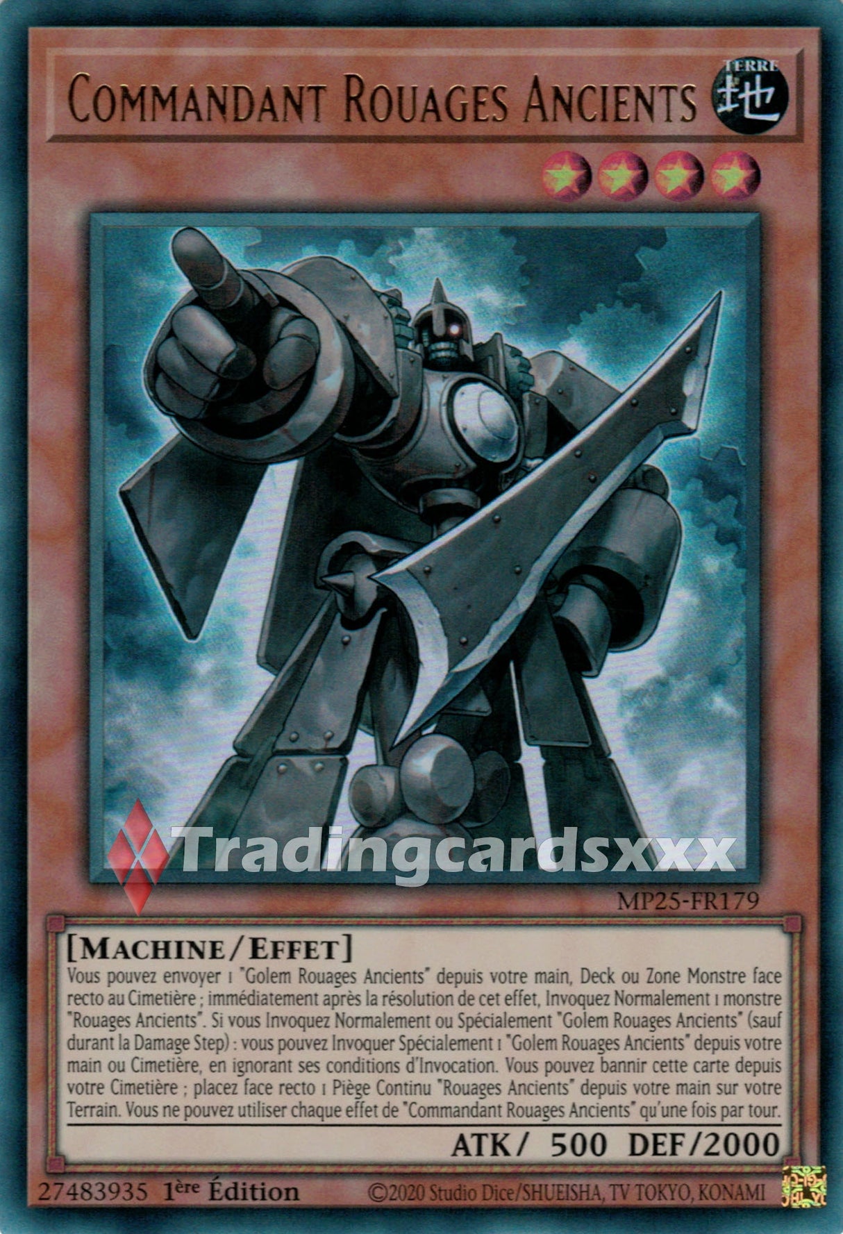 Yu-Gi-Oh! Commandant Rouages Ancients : UR MP25-FR179
