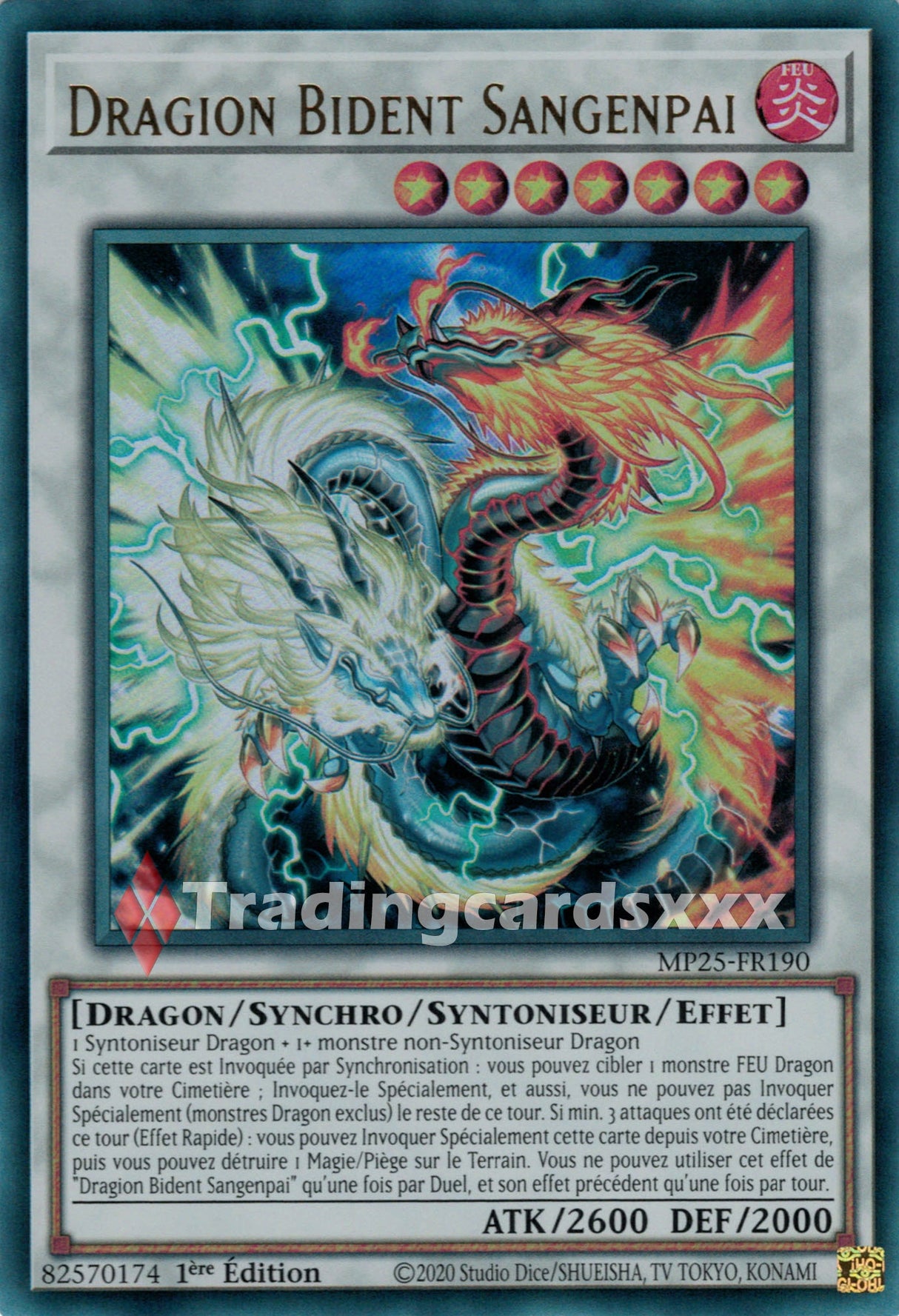 Yu-Gi-Oh! Dragion Bident Sangenpai : UR MP25-FR190