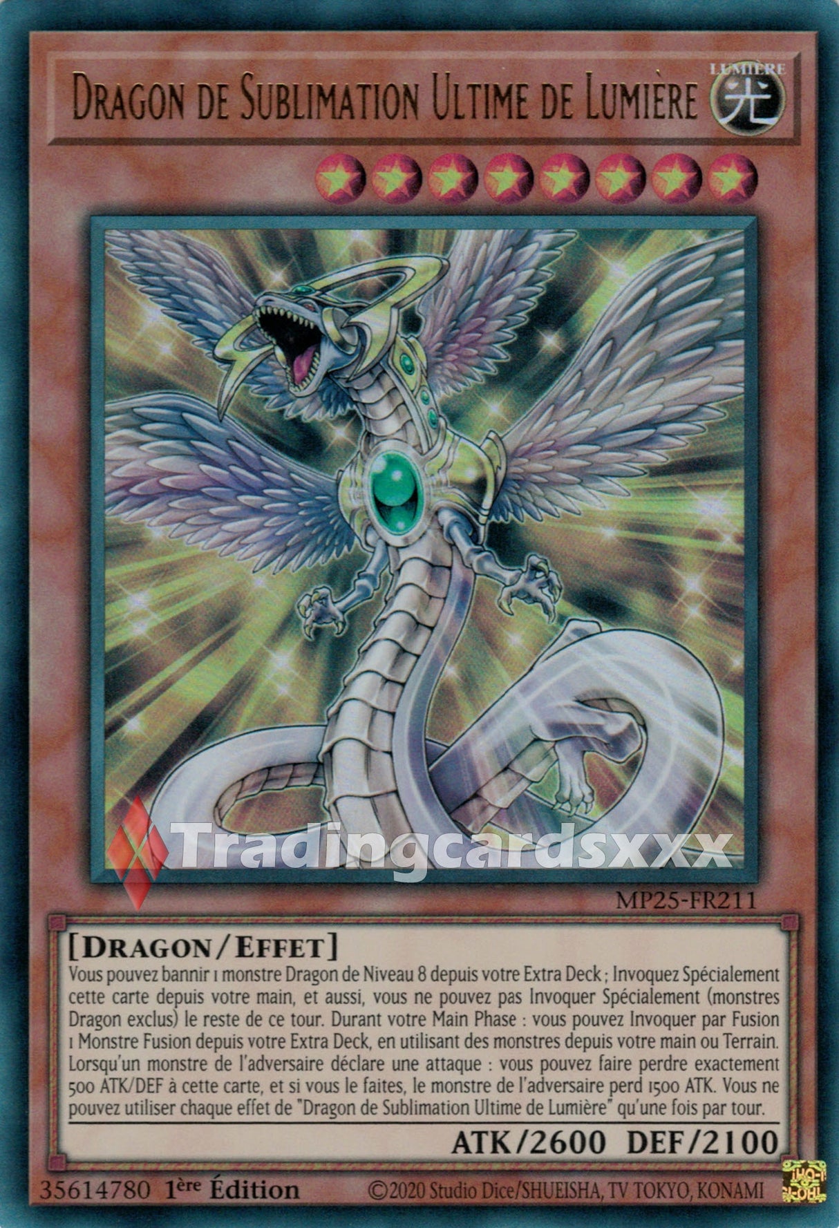 Yu-Gi-Oh! Dragon de Sublimation Ultime de Lumière : UR MP25-FR211