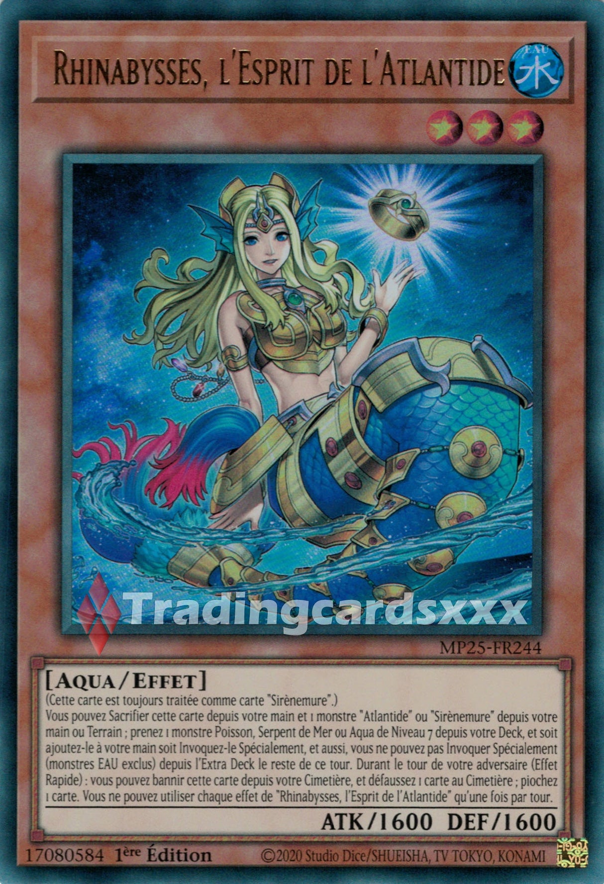Yu-Gi-Oh! Rhinabysses, l'Esprit de l'Atlantide : UR MP25-FR244