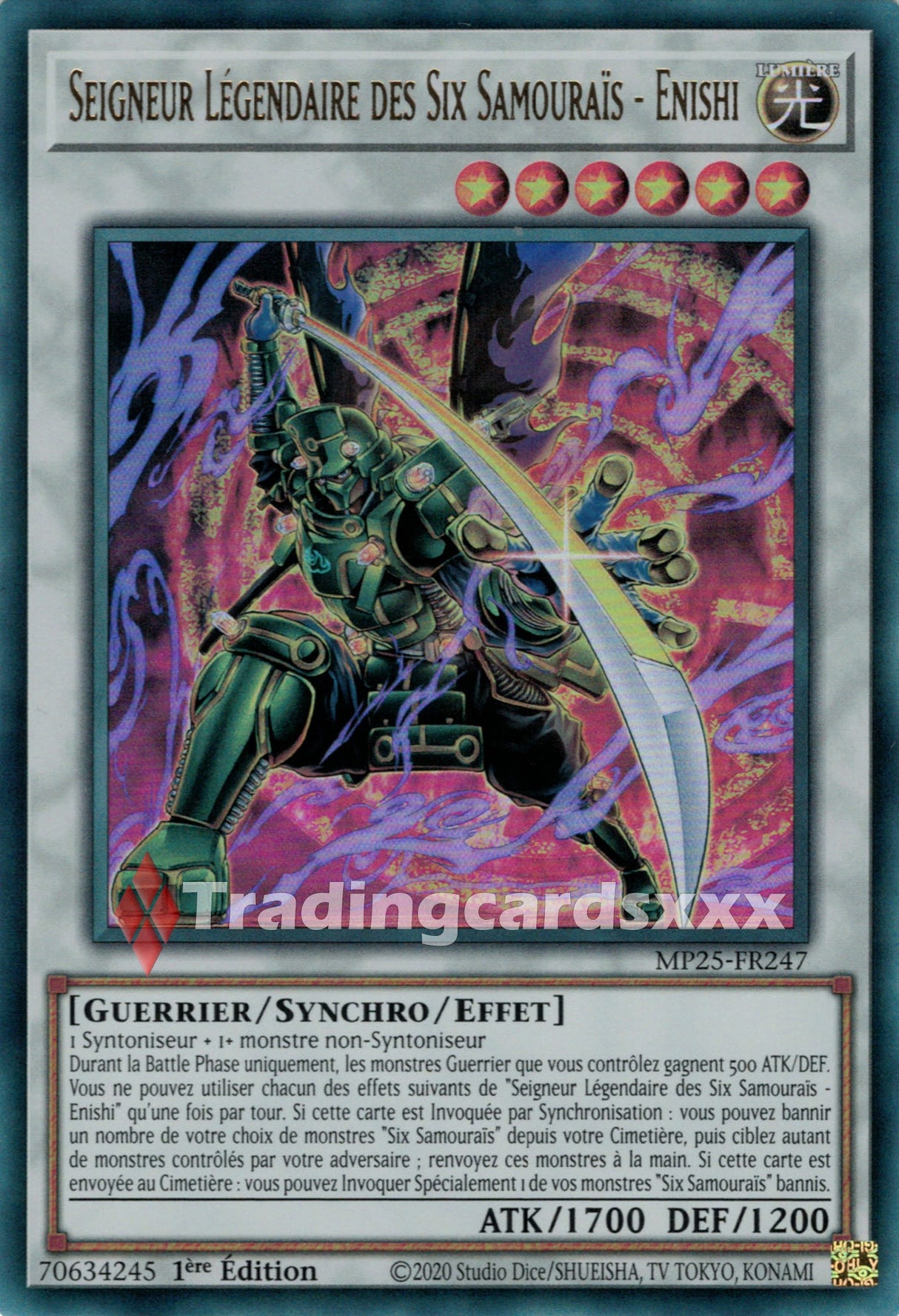 Yu-Gi-Oh! Seigneur Légendaire des Six Samouraïs - Enishi : UR MP25-FR247